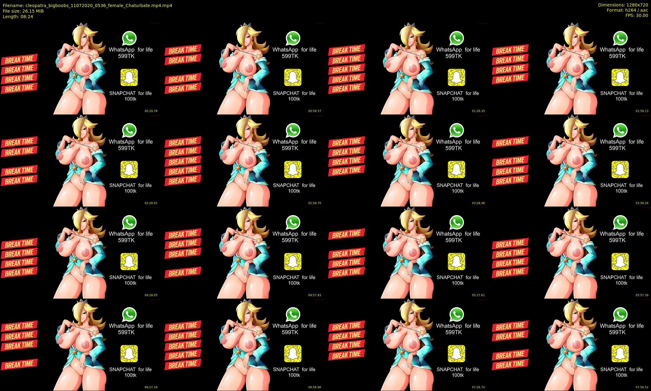 cleopatra_bigboobs — 9 minute Chaturbate female cam show recording, 720p, Jul 11, 2020