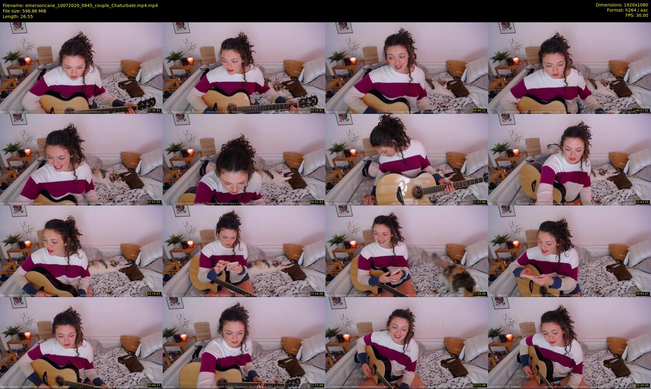 emersoncane — 27 minute Chaturbate female cam show recording, 1080p, Jul 10, 2020