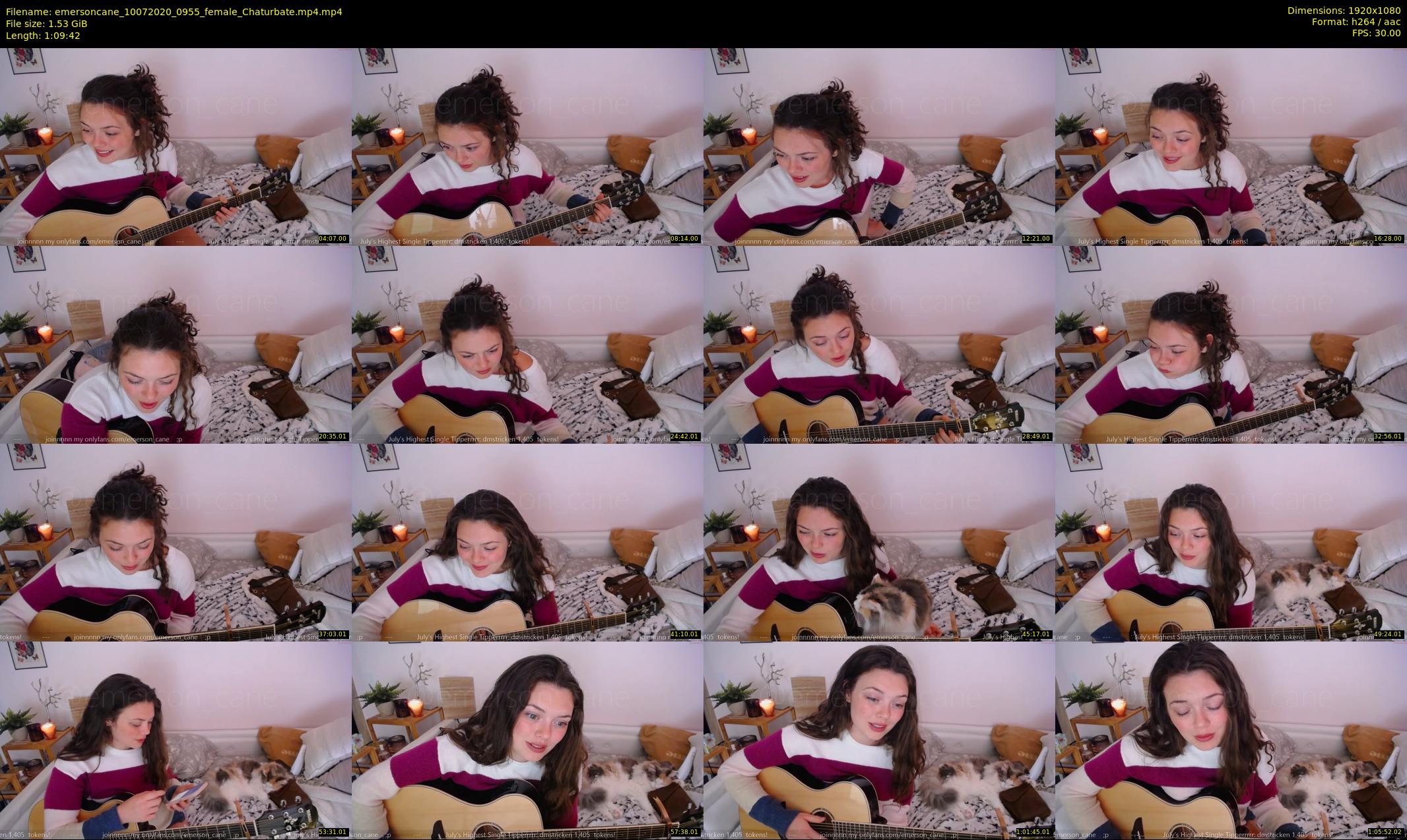 emersoncane — 70 minute Chaturbate female cam show recording, 1080p, Jul 10, 2020