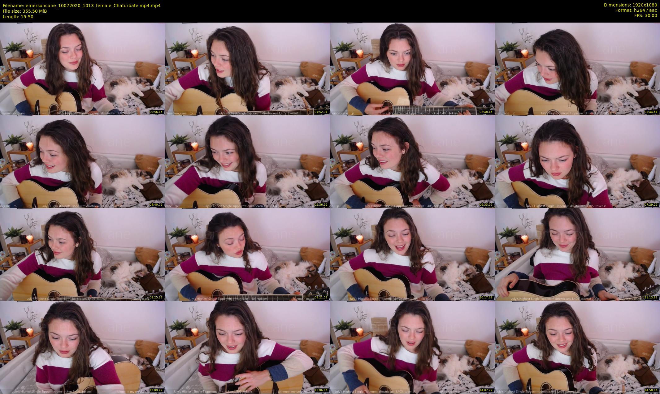 emersoncane — 16 minute Chaturbate female cam show recording, 1080p, Jul 10, 2020