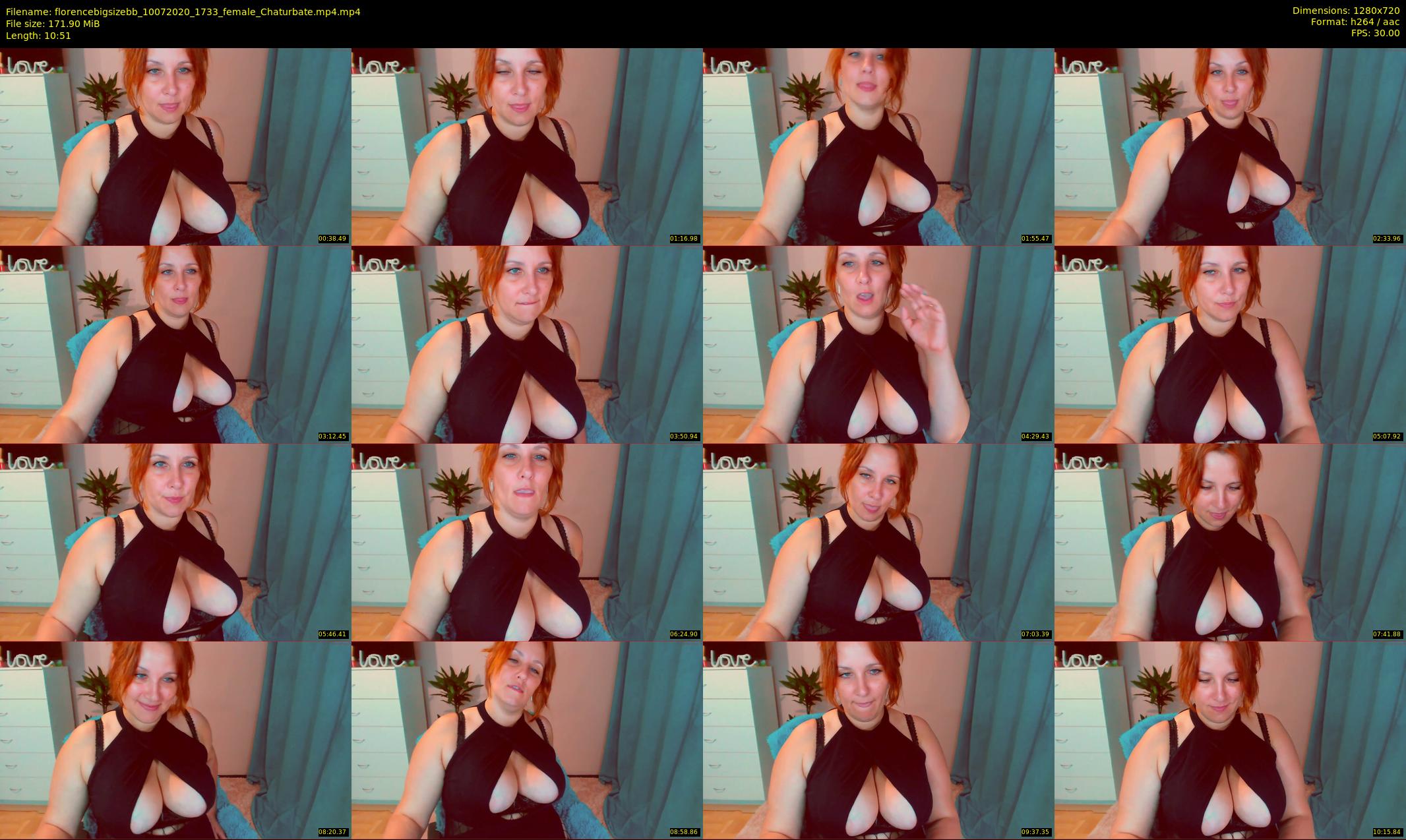 florencebigsizebb — 11 minute Chaturbate female cam show recording, 720p, Jul 10, 2020