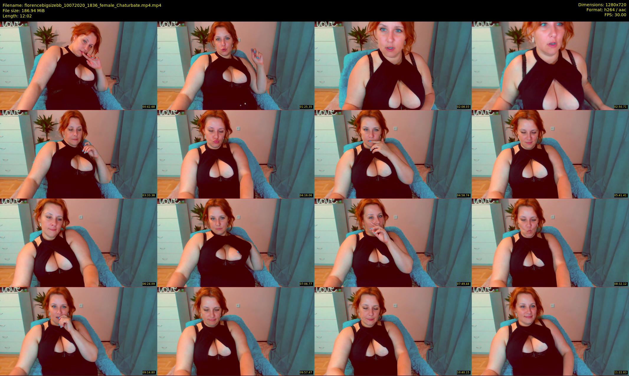 florencebigsizebb — 13 minute Chaturbate female cam show recording, 720p, Jul 10, 2020