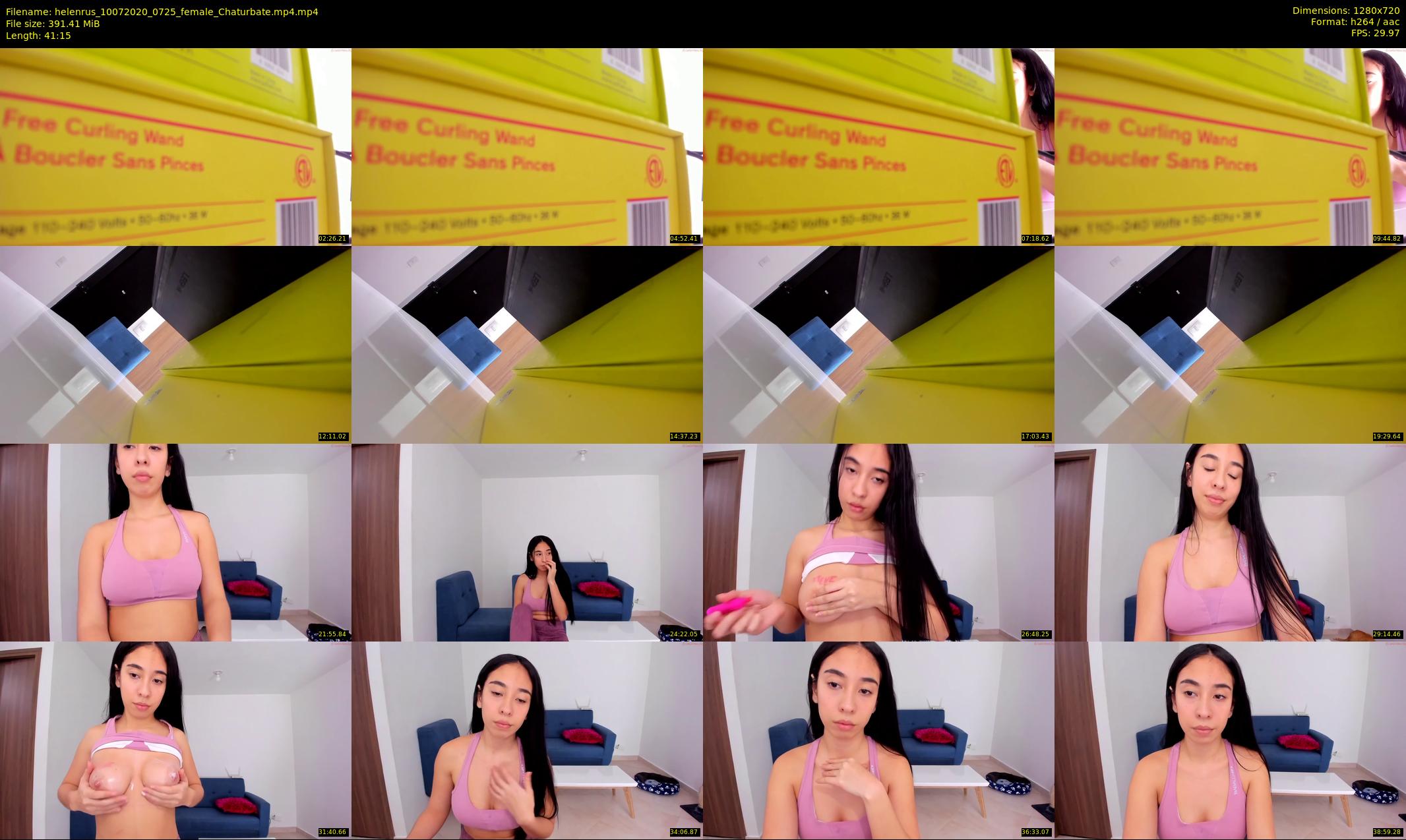 helenrus — 42 minute Chaturbate female cam show recording, 720p, Jul 10, 2020