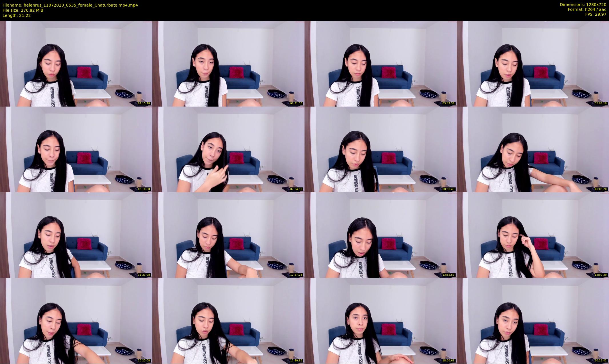 helenrus — 22 minute Chaturbate female cam show recording, 720p, Jul 11, 2020
