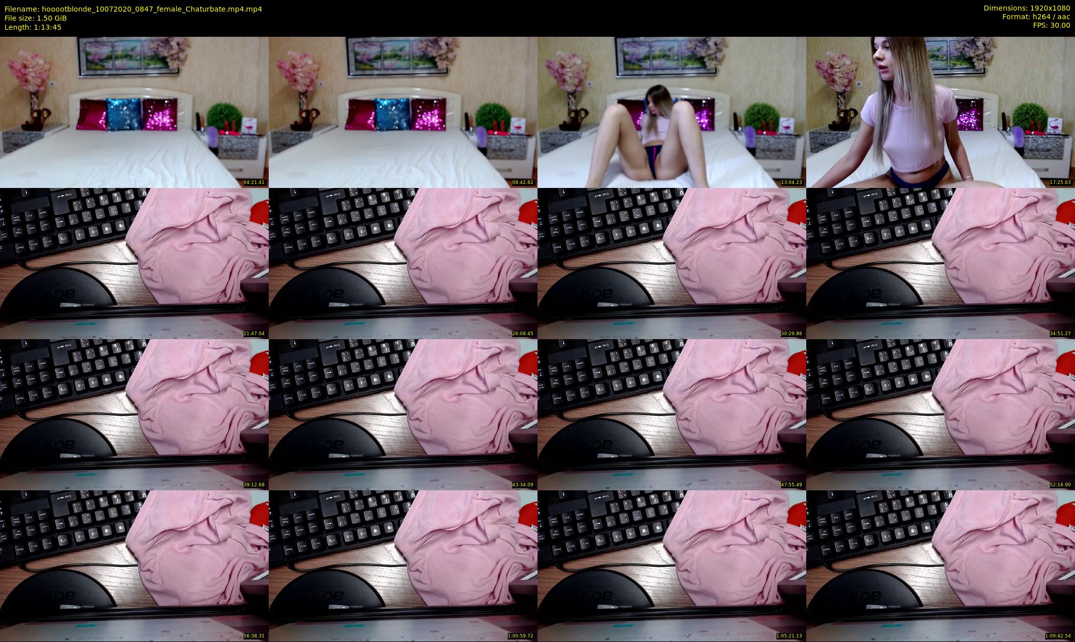 hooootblonde — 74 minute Chaturbate female cam show recording, 1080p, Jul 10, 2020