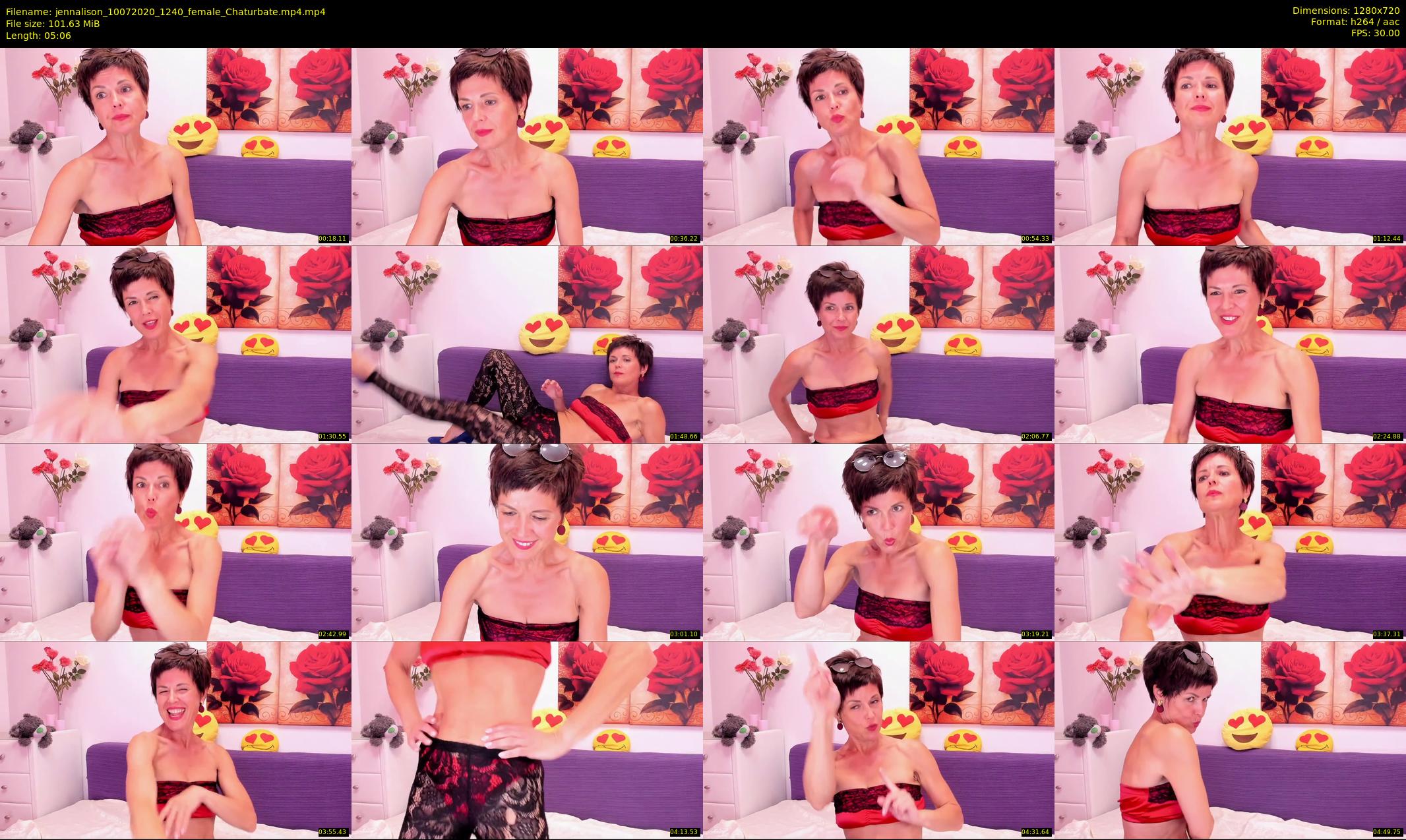 jennalison — 6 minute Chaturbate female cam show recording, 720p, Jul 10, 2020