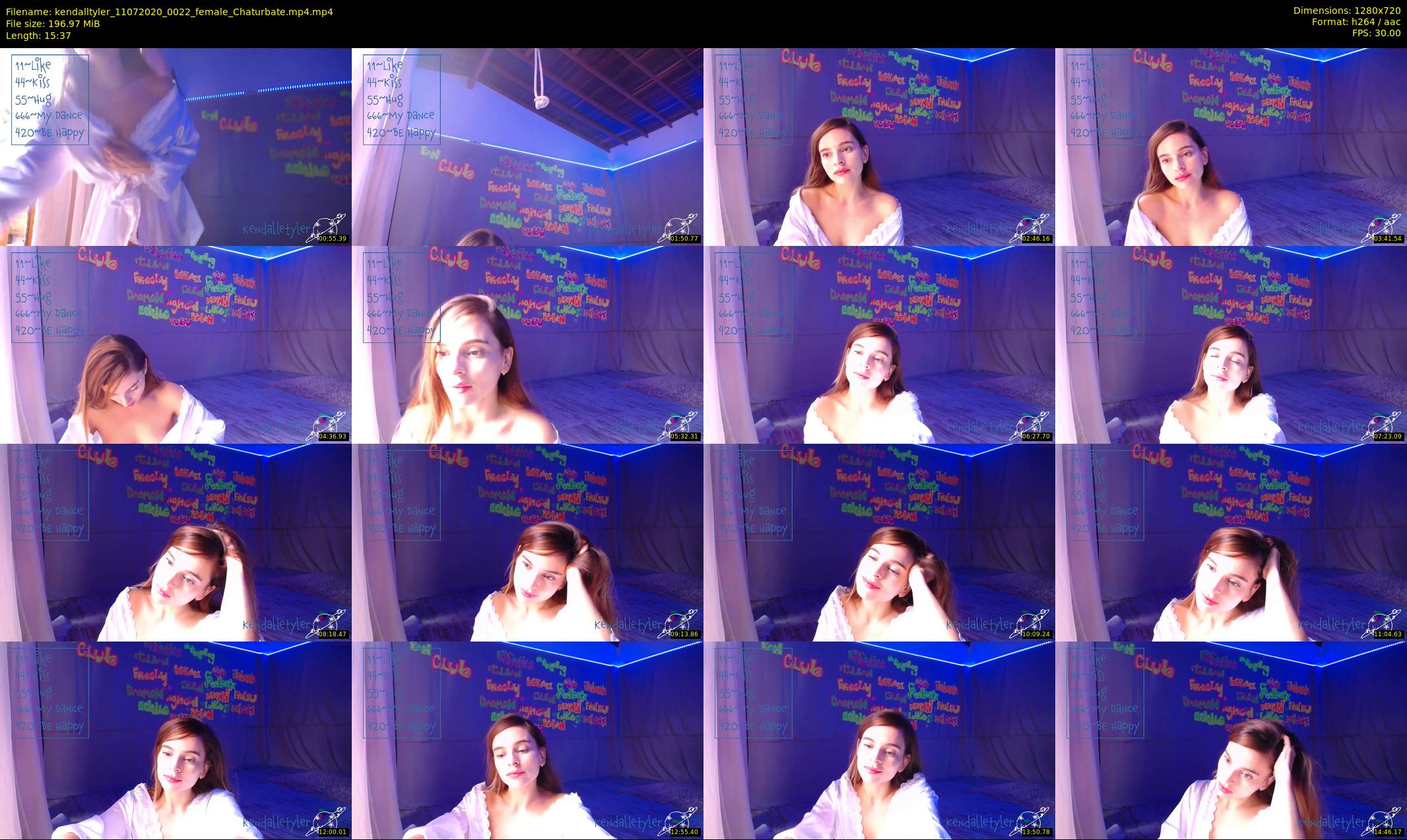 kendalltyler — 16 minute Chaturbate female cam show recording, 720p, Jul 11, 2020