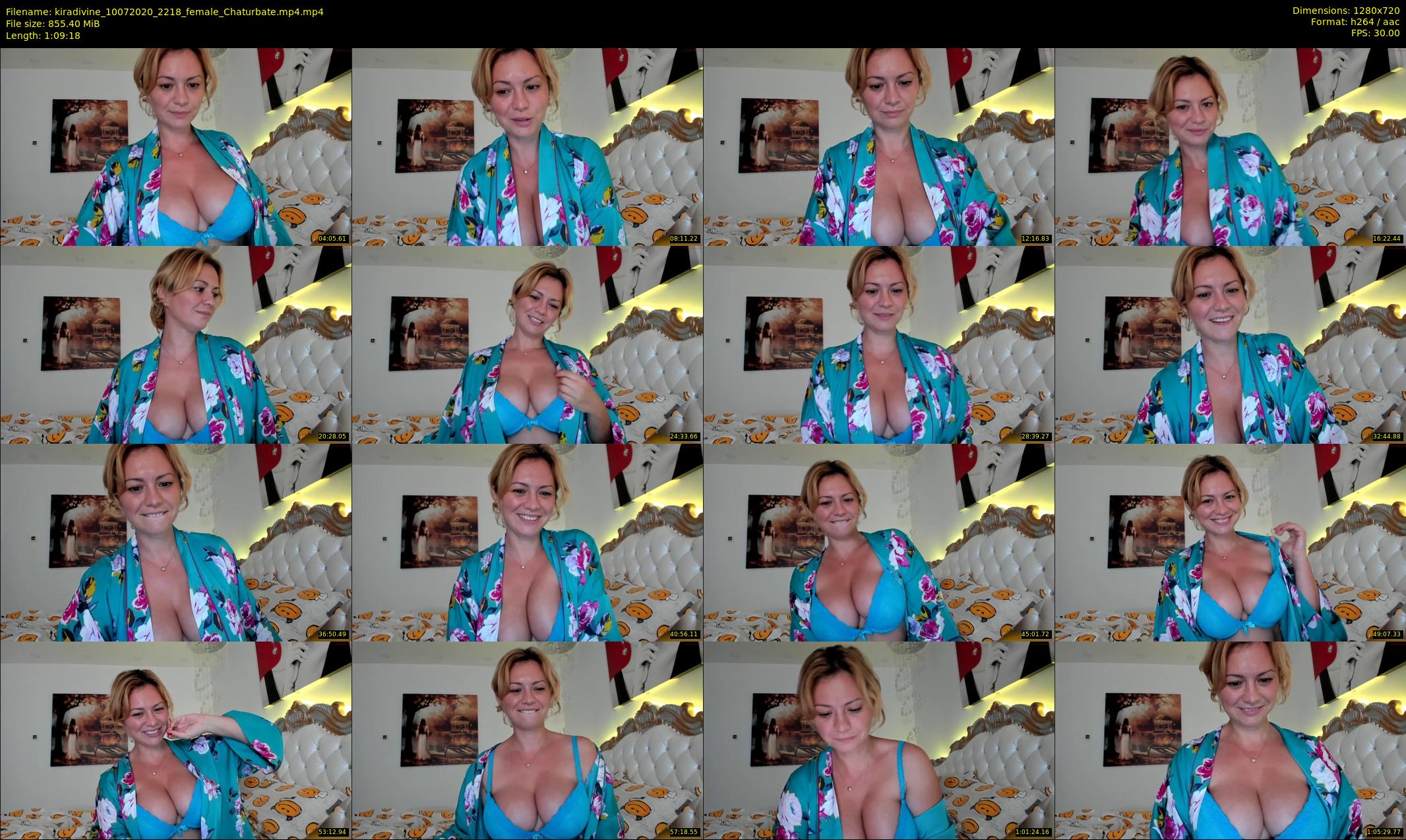 kiradivine — 70 minute Chaturbate female cam show recording, 720p, Jul 10, 2020