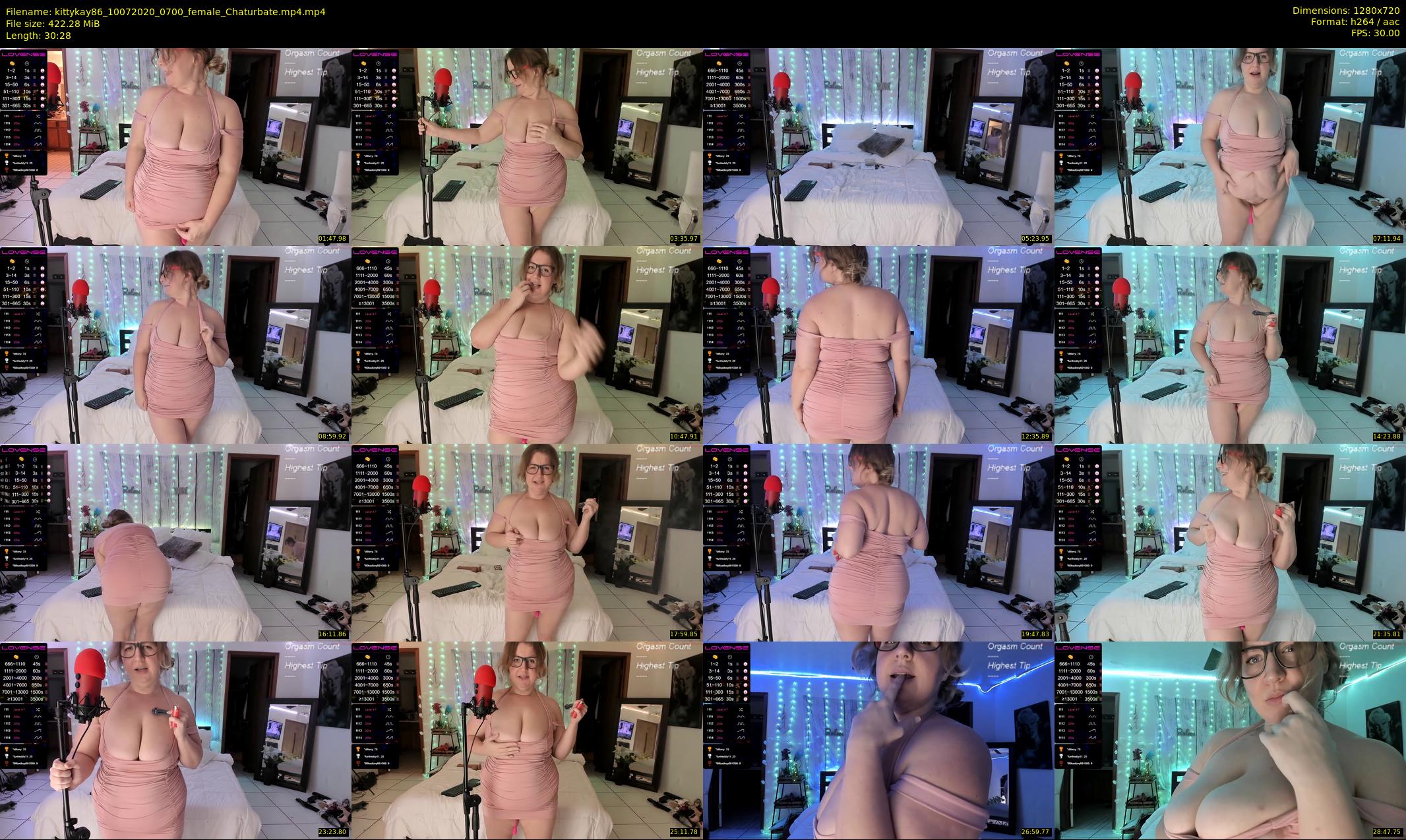 kittykay86 — 31 minute Chaturbate female cam show recording, 720p, Jul 10, 2020