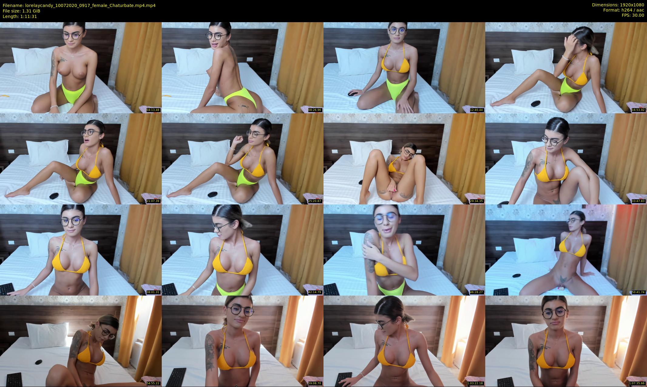 lorelaycandy — 72 minute Chaturbate female cam show recording, 1080p, Jul 10, 2020