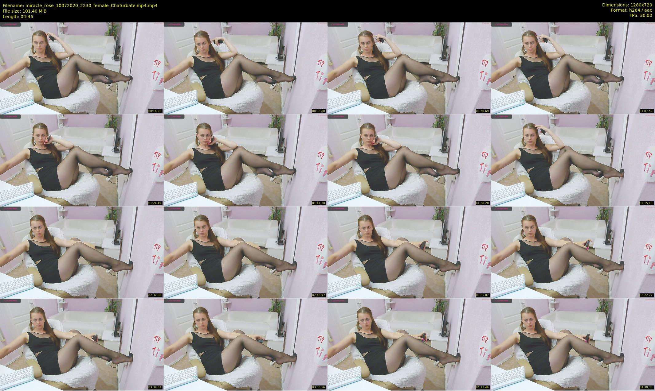 miracle_rose — 5 minute Chaturbate female cam show recording, 720p, Jul 10, 2020