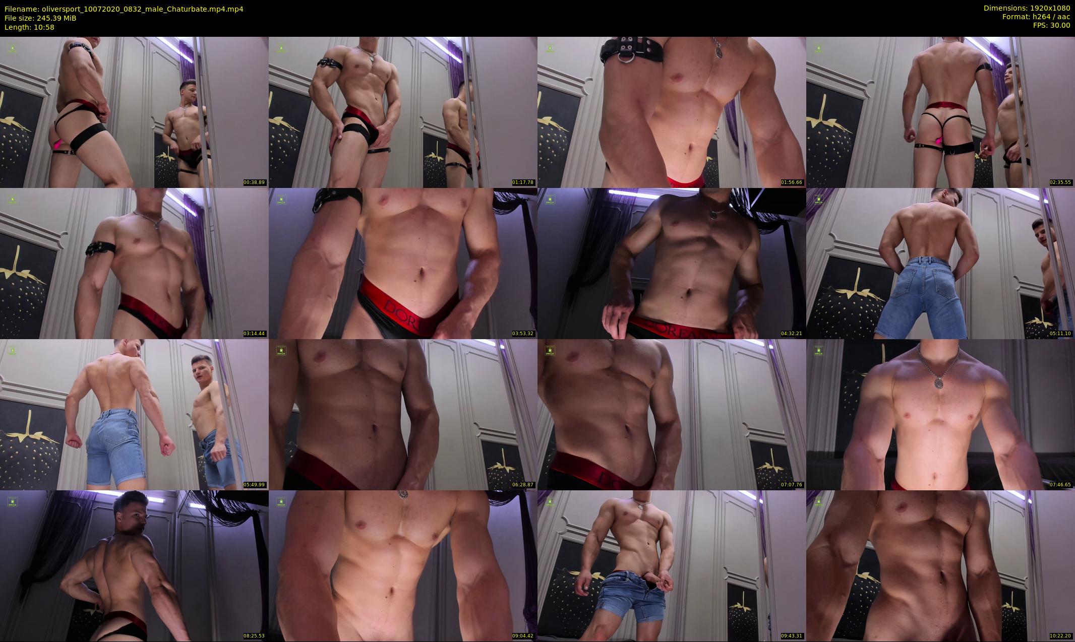 oliversport — 11 minute Chaturbate male cam show recording, 1080p, Jul 10, 2020