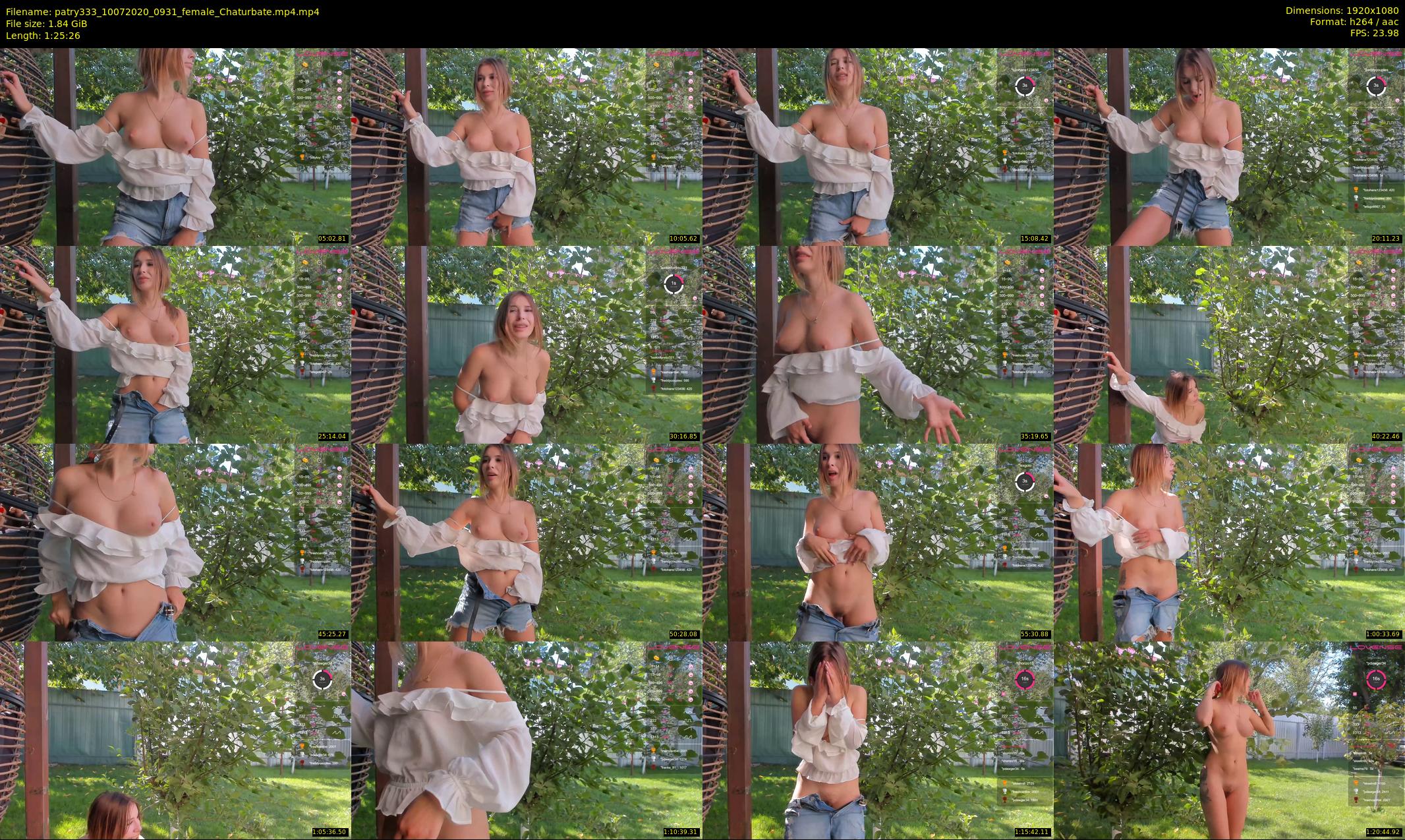 patry333 — 86 minute Chaturbate female cam show recording, 1080p, Jul 10, 2020