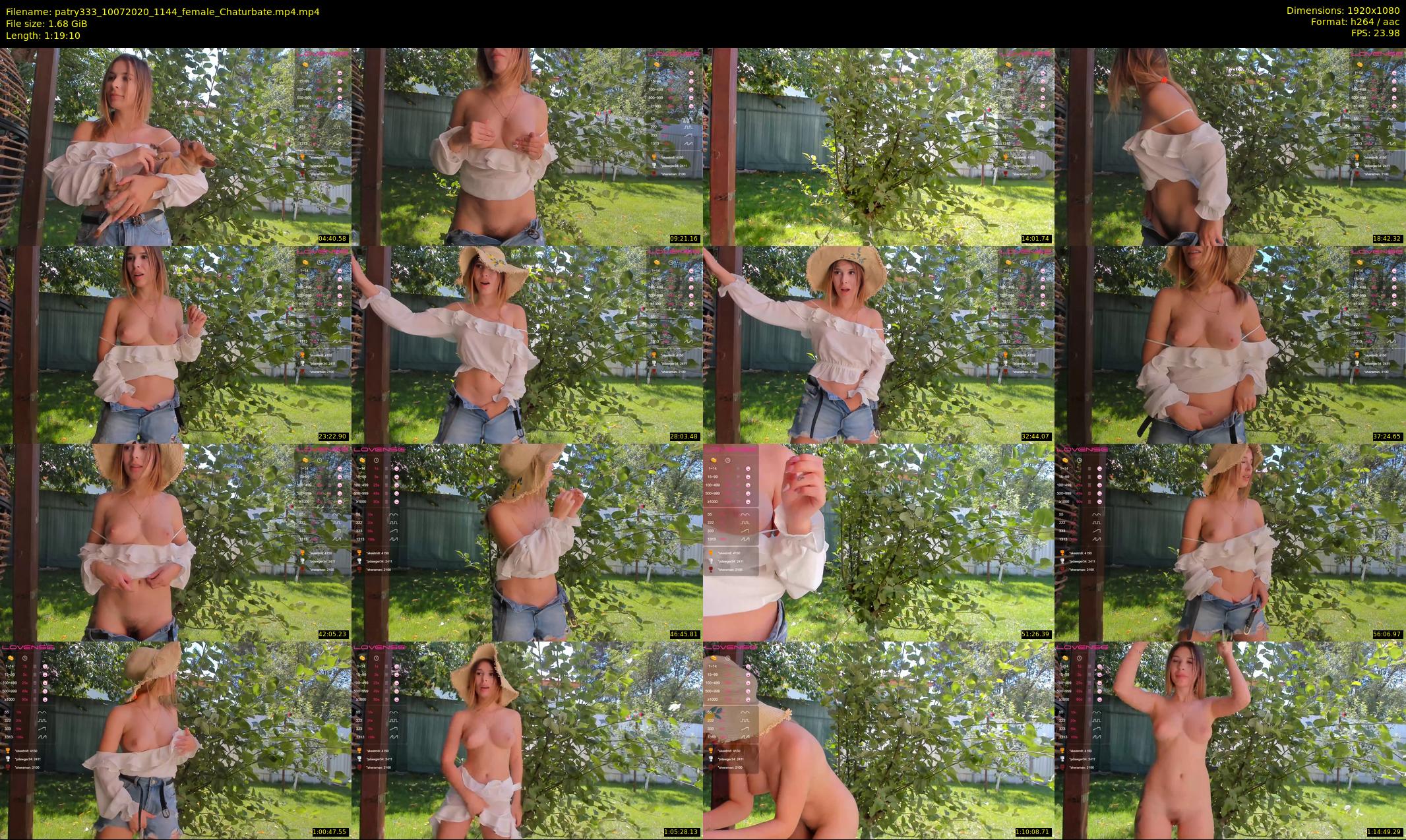 patry333 — 80 minute Chaturbate female cam show recording, 1080p, Jul 10, 2020