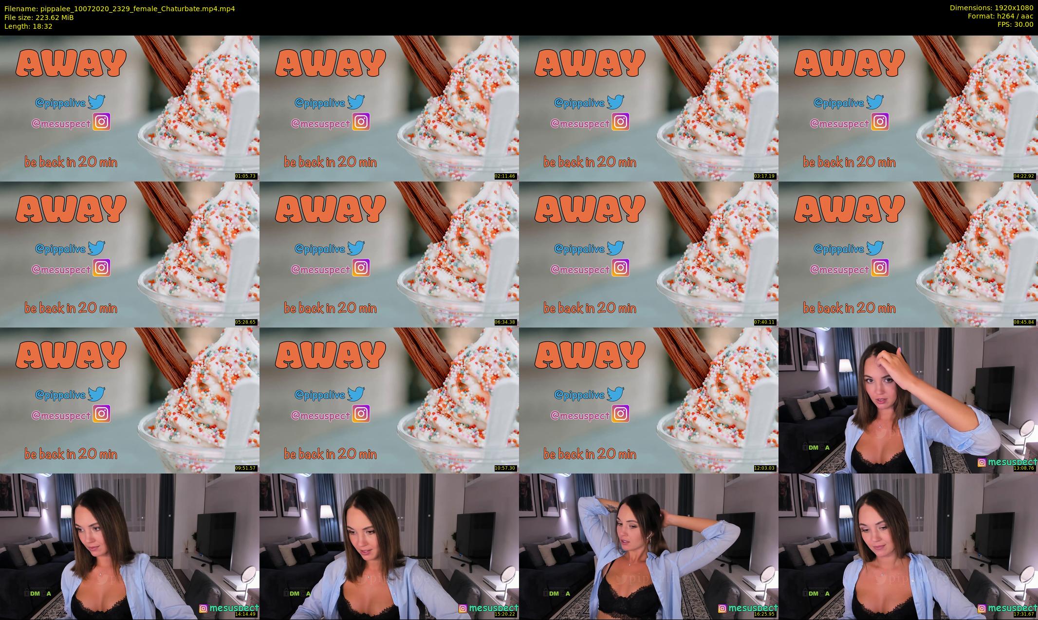 pippalee — 19 minute Chaturbate female cam show recording, 1080p, Jul 10, 2020
