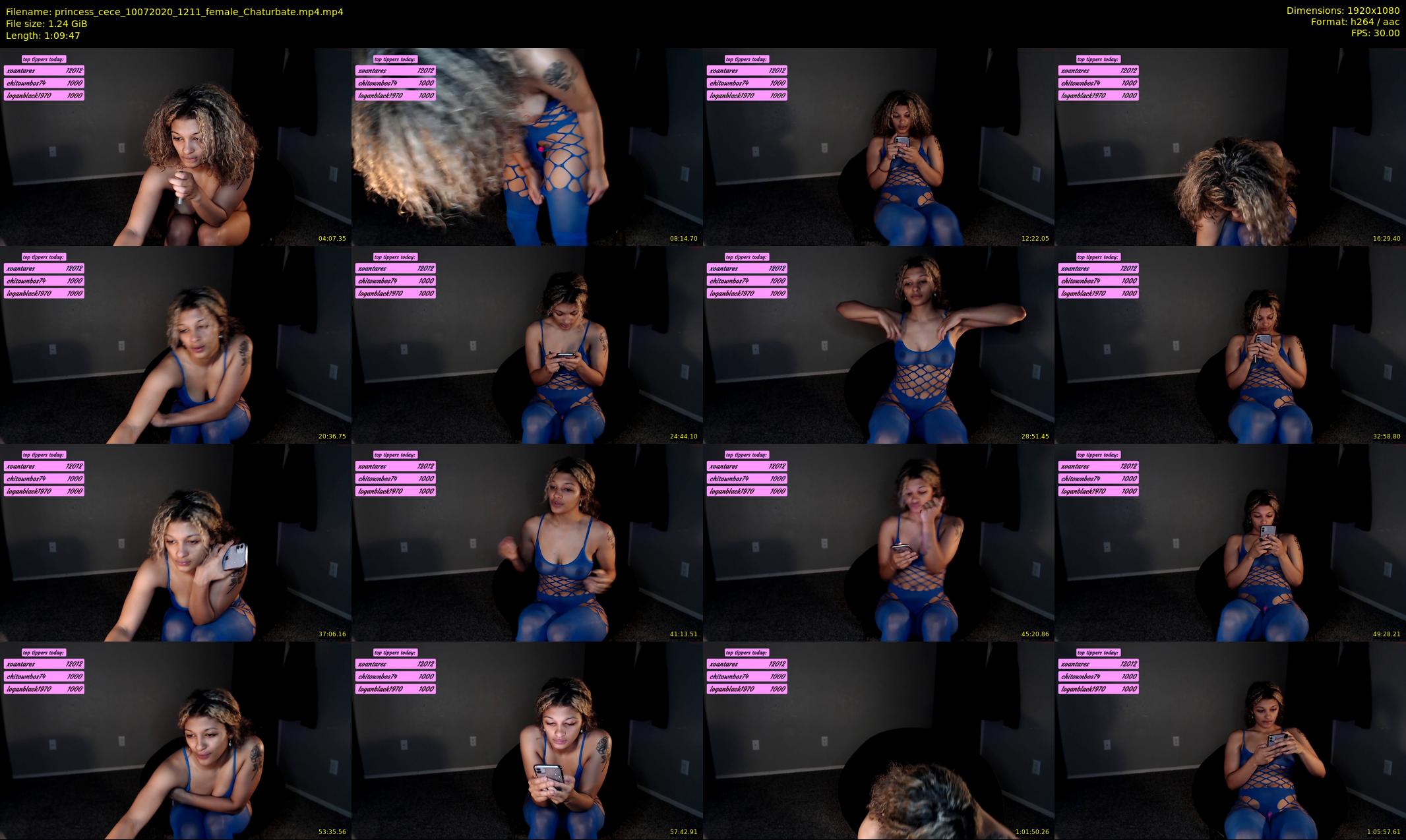 princess_cece — 70 minute Chaturbate female cam show recording, 1080p, Jul 10, 2020