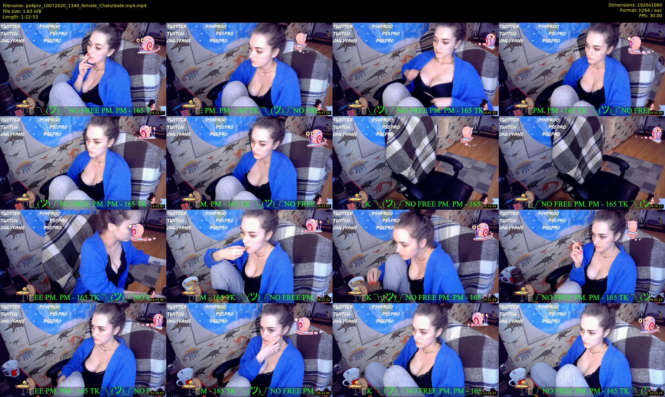 ps4pro — 83 minute Chaturbate female cam show recording, 1080p, Jul 10, 2020
