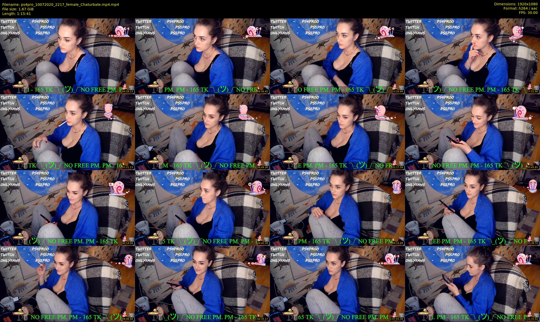 ps4pro — 76 minute Chaturbate female cam show recording, 1080p, Jul 10, 2020