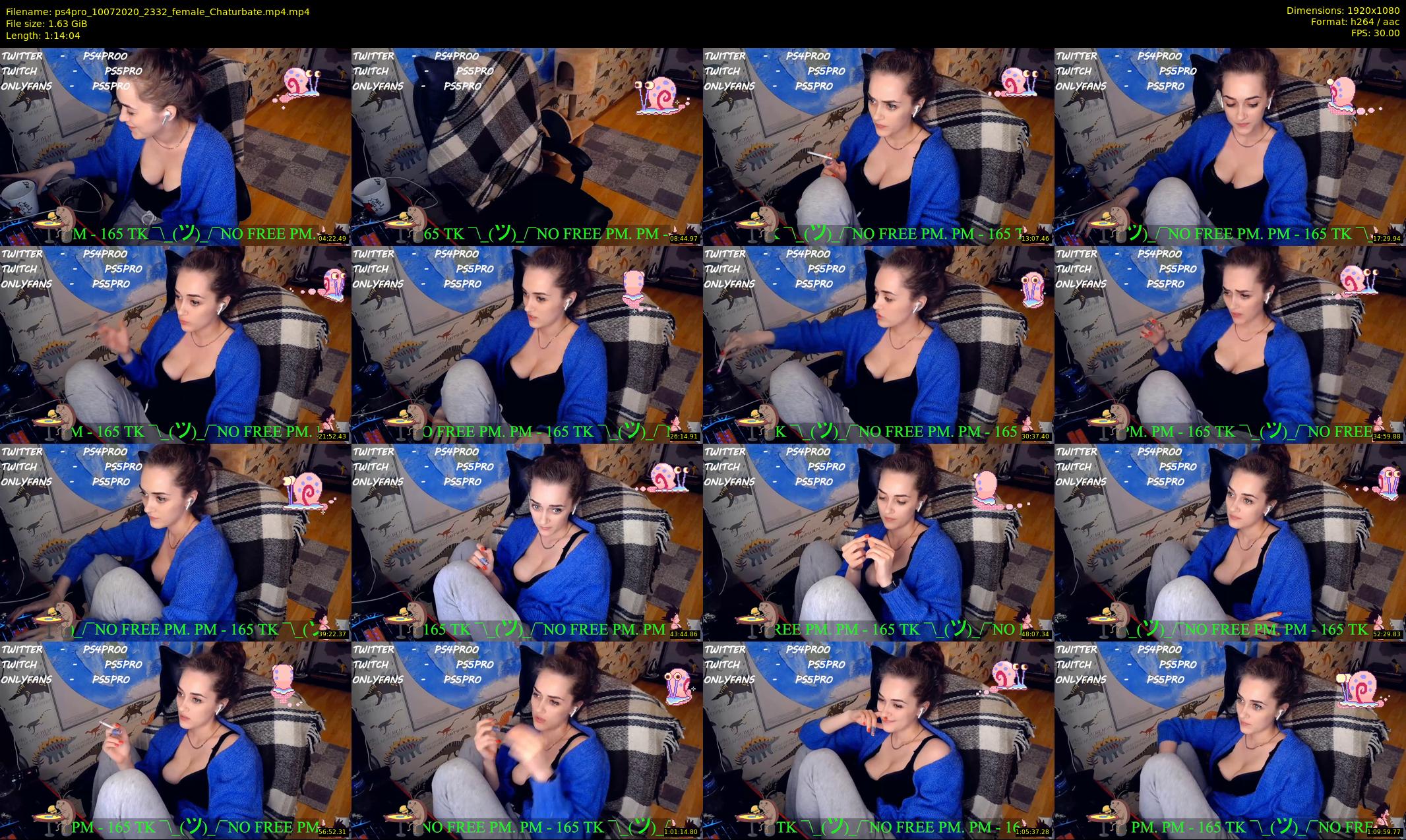ps4pro — 75 minute Chaturbate female cam show recording, 1080p, Jul 10, 2020