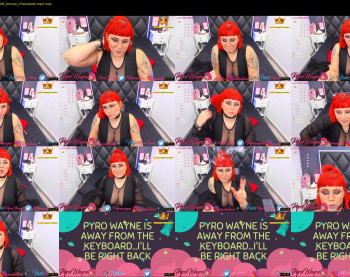 pyrowayne — 54 minute Chaturbate female cam show recording, 720p, Jul 11, 2020