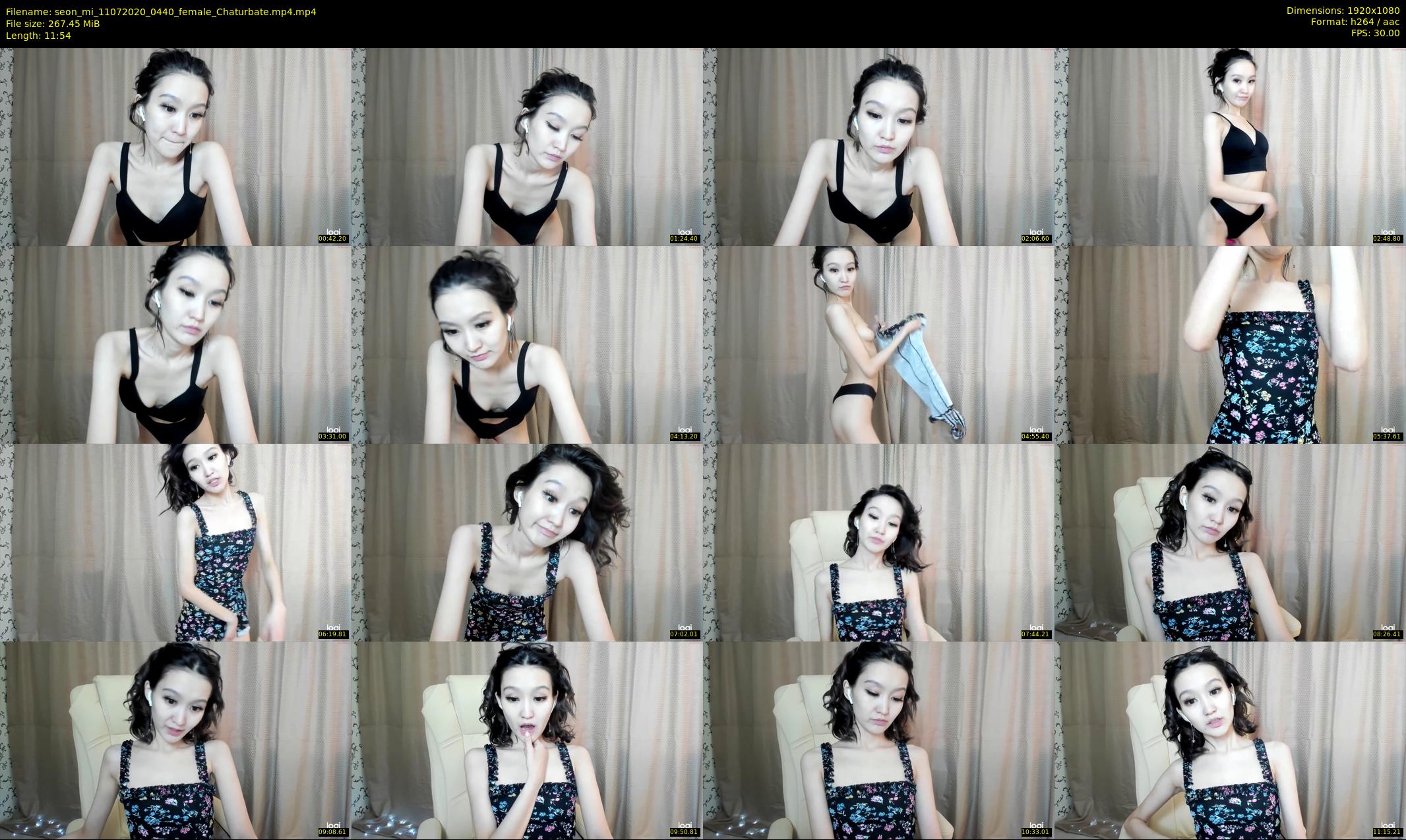 seon_mi — 12 minute Chaturbate female cam show recording, 1080p, Jul 11, 2020