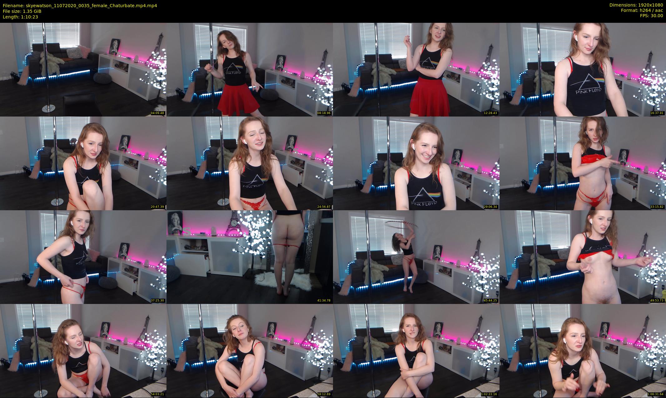 skyewatson — 71 minute Chaturbate female cam show recording, 1080p, Jul 11, 2020