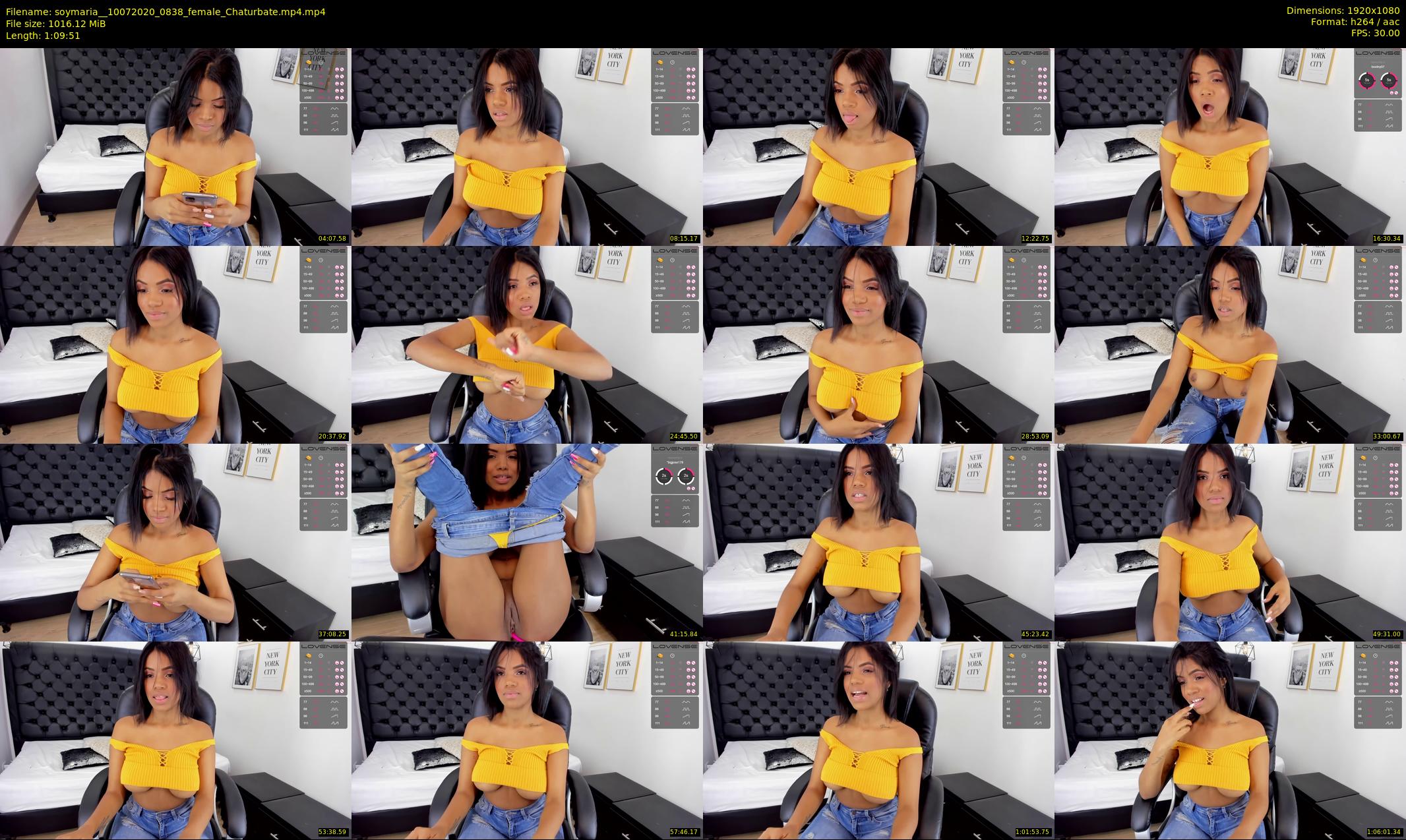 soymaria_ — 70 minute Chaturbate female cam show recording, 1080p, Jul 10, 2020