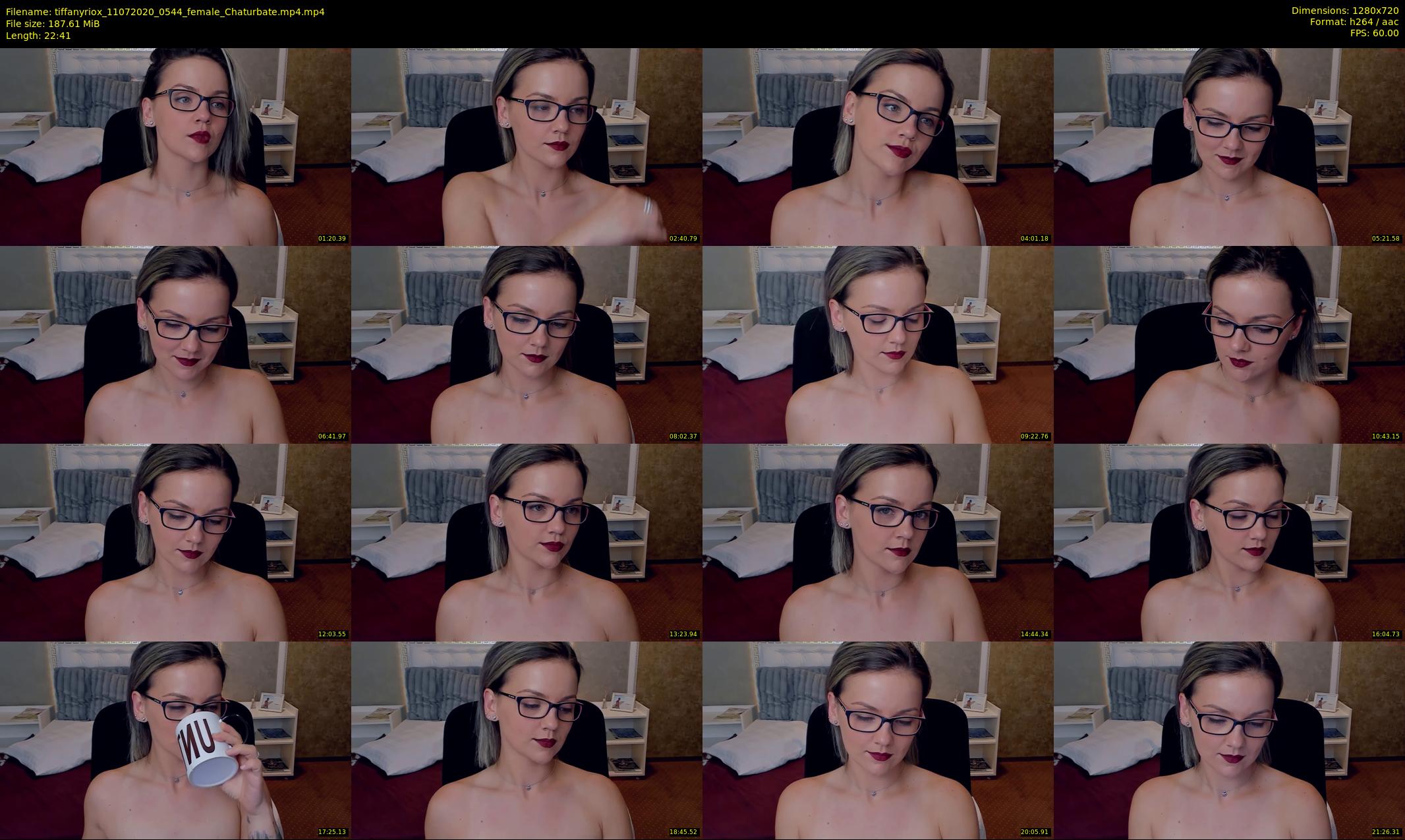 tiffanyriox — 23 minute Chaturbate female cam show recording, 720p, Jul 11, 2020
