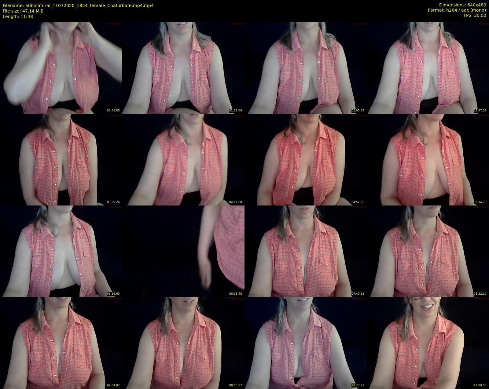 abbinatural — 12 minute Chaturbate female cam show recording, 480p, Jul 11, 2020