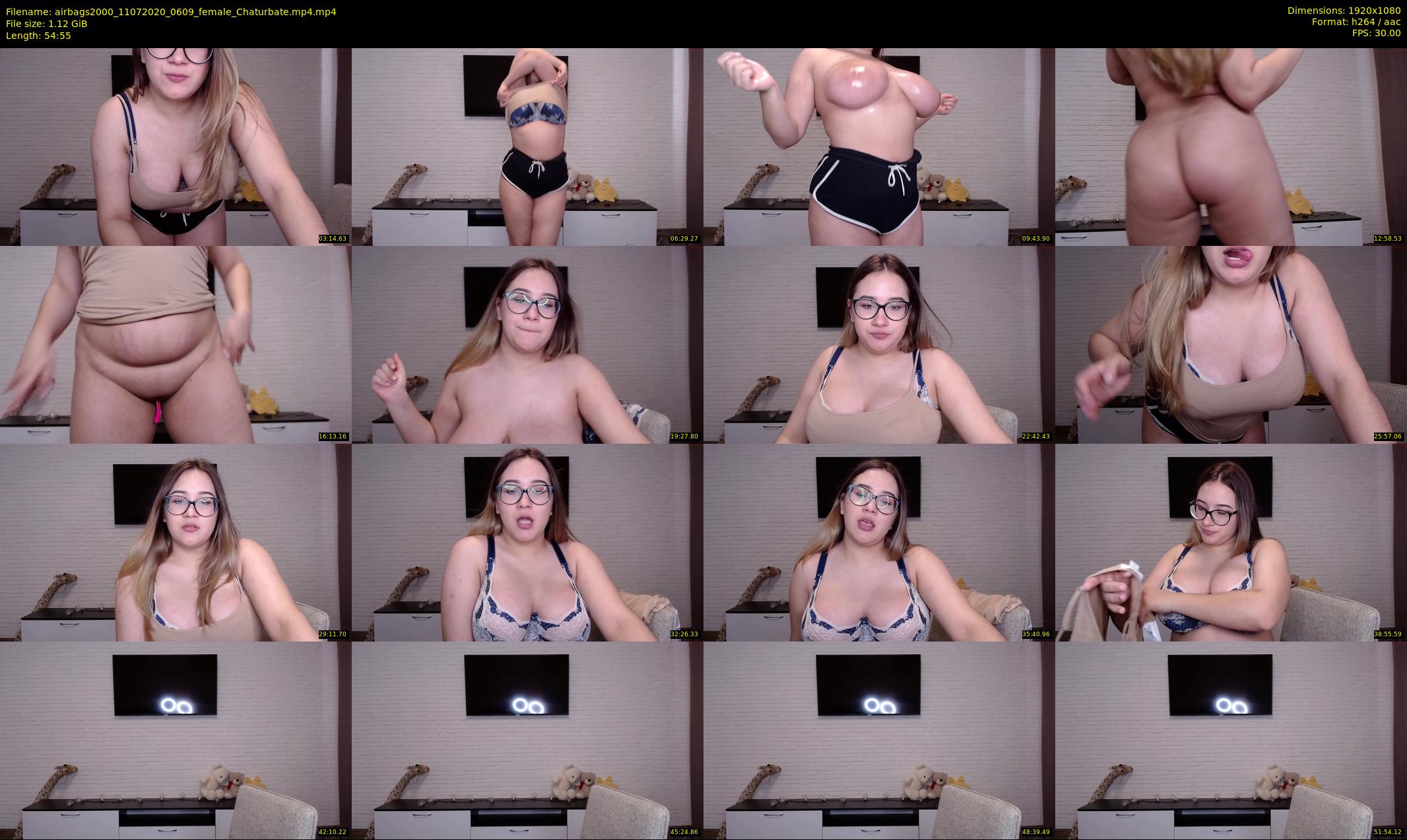 airbags2000 — 55 minute Chaturbate female cam show recording, 1080p, Jul 11, 2020