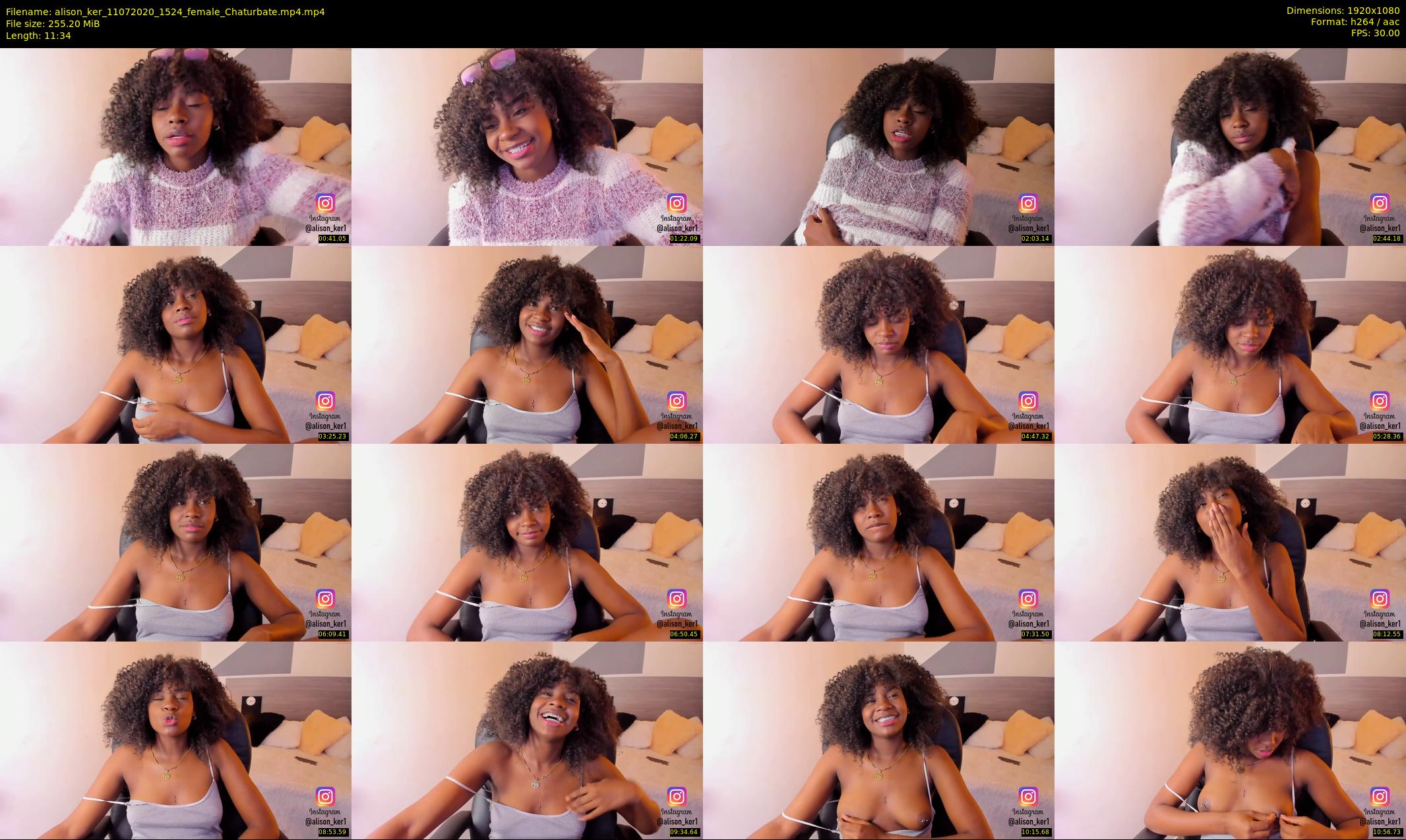 alison_ker — 12 minute Chaturbate female cam show recording, 1080p, Jul 11, 2020
