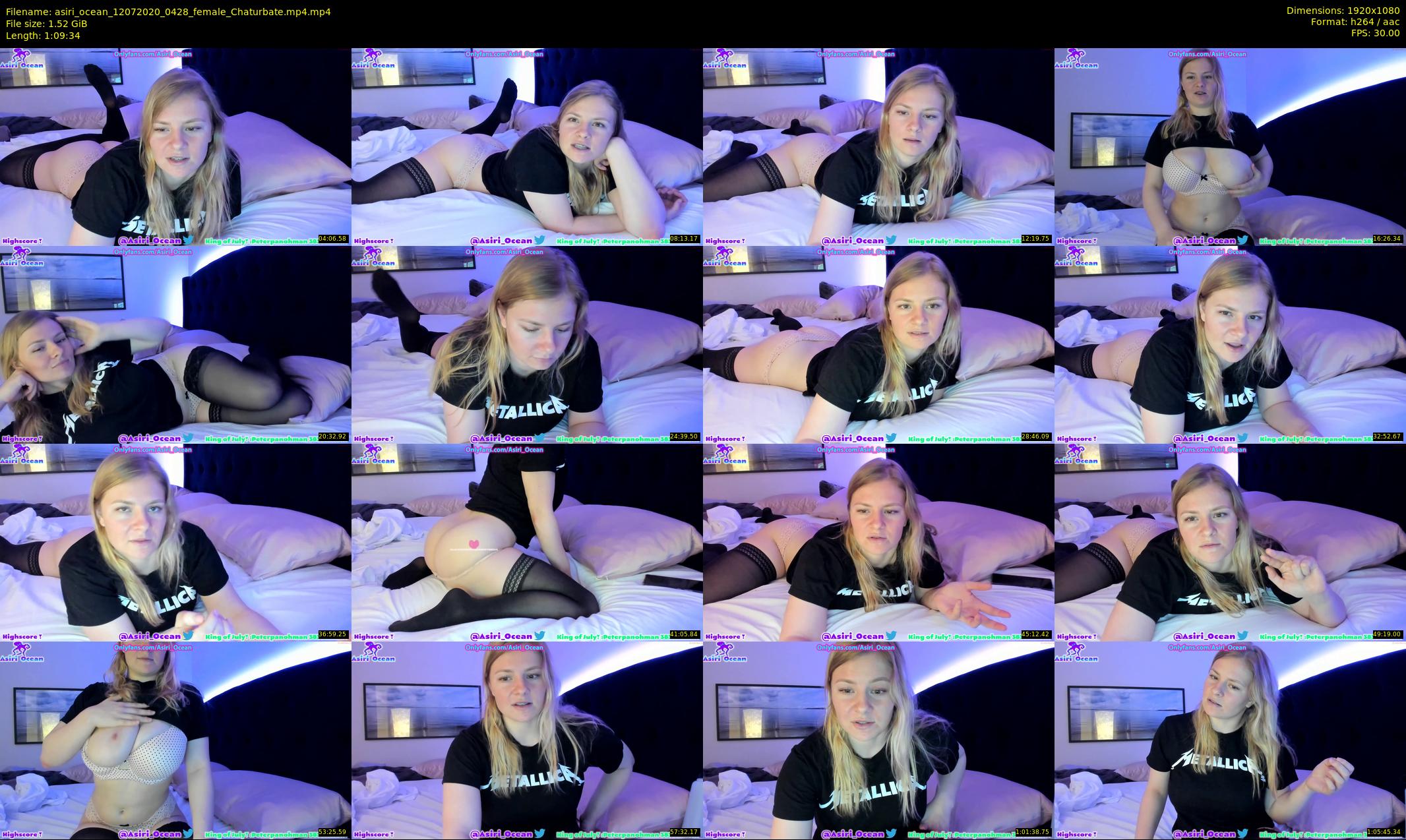 asiri_ocean — 70 minute Chaturbate female cam show recording, 1080p, Jul 12, 2020