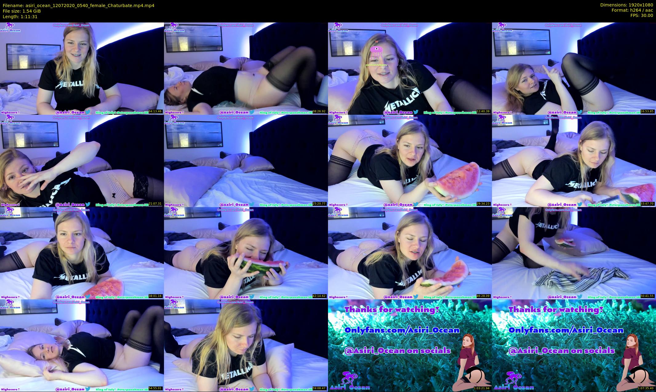 asiri_ocean — 72 minute Chaturbate female cam show recording, 1080p, Jul 12, 2020