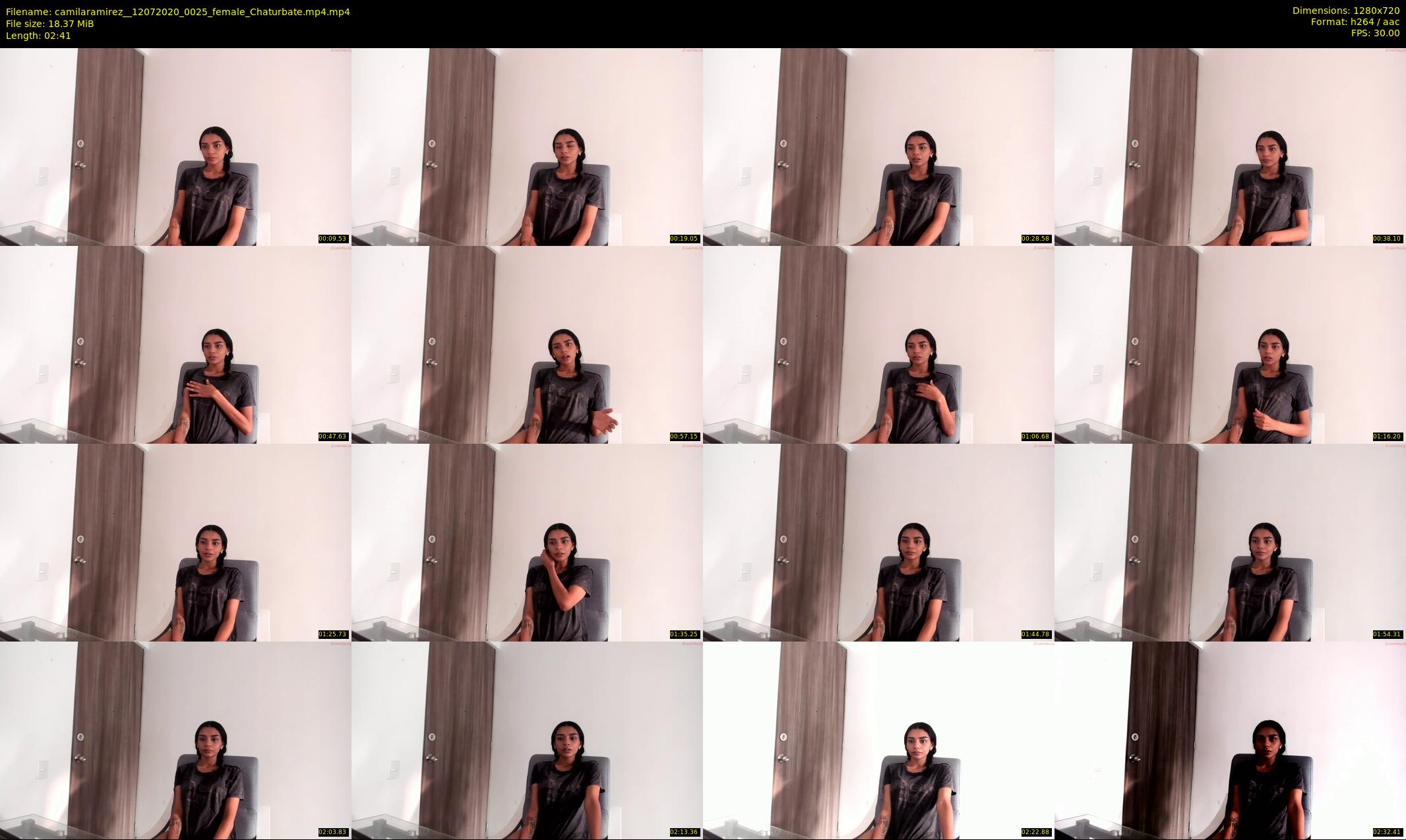 camilaramirez_ — 3 minute Chaturbate female cam show recording, 720p, Jul 12, 2020