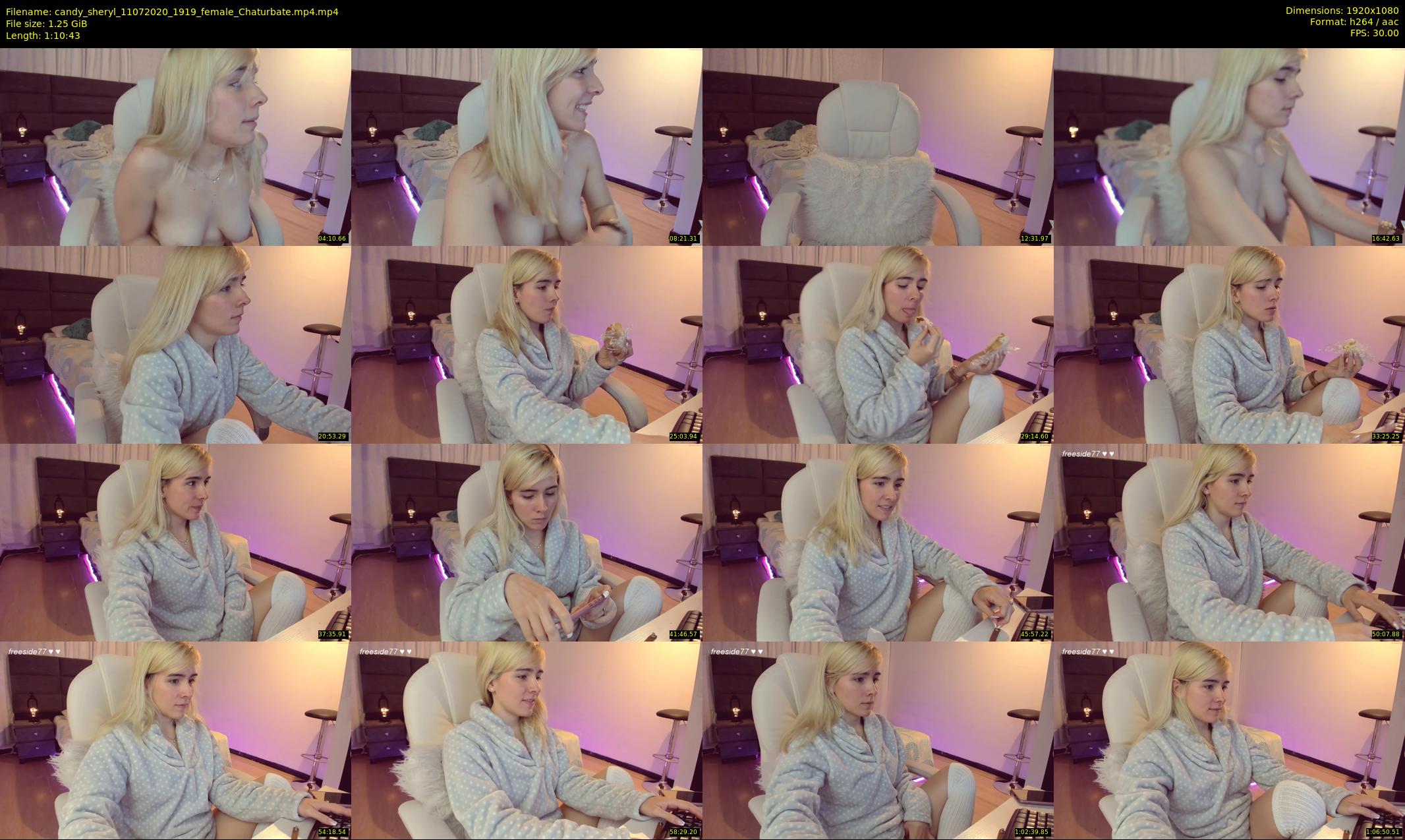 candy_sheryl — 71 minute Chaturbate female cam show recording, 1080p, Jul 11, 2020