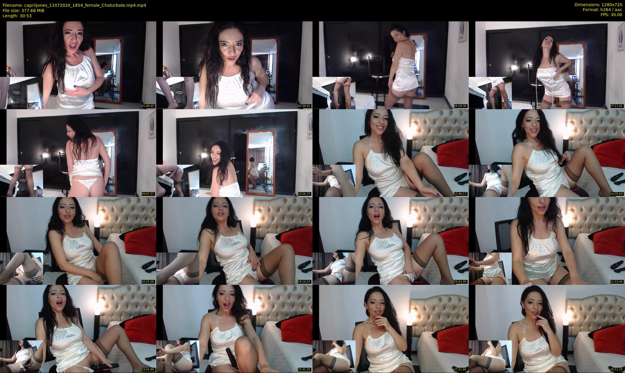 capriijones — 31 minute Chaturbate female cam show recording, 720p, Jul 11, 2020
