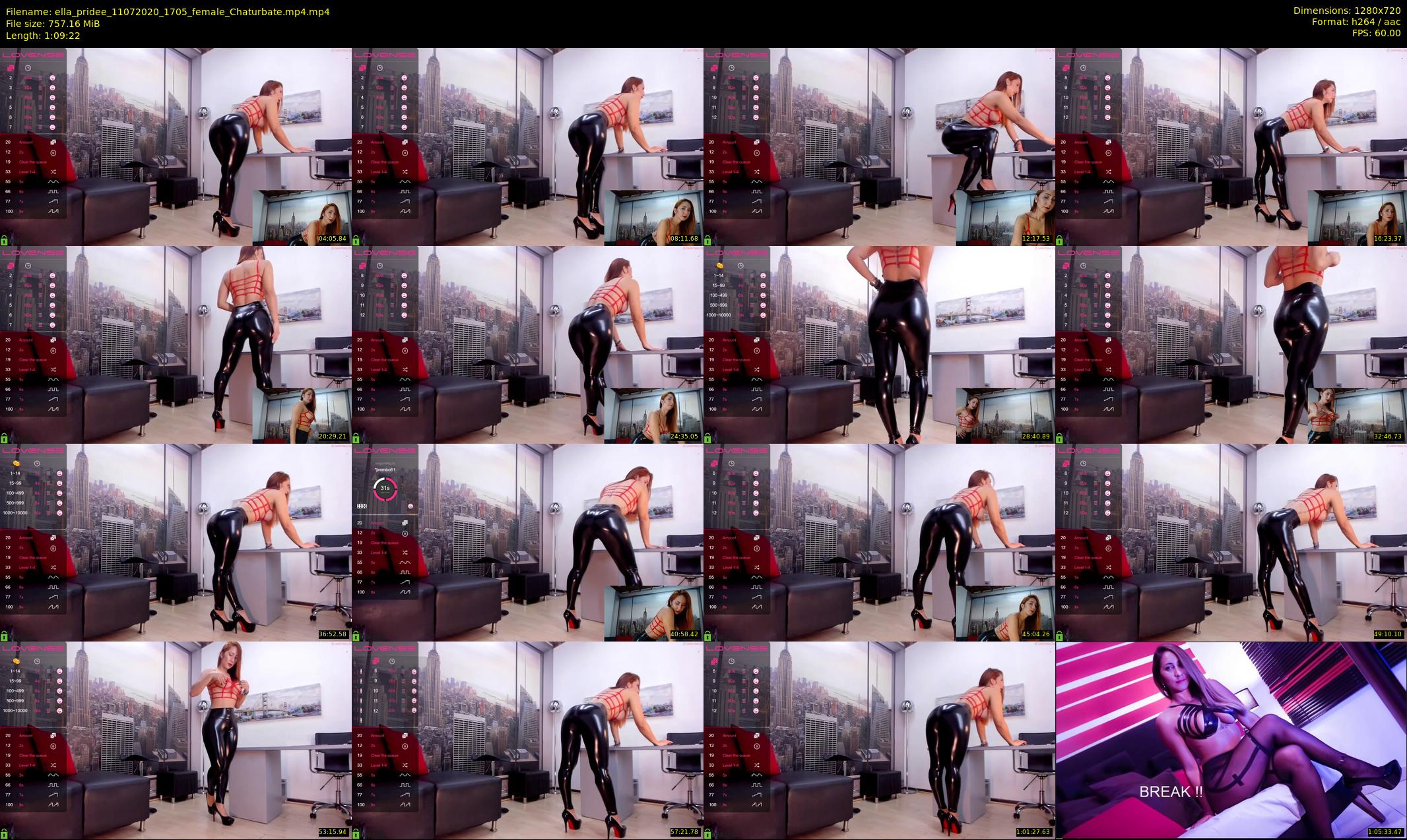 ella_pridee — 70 minute Chaturbate female cam show recording, 720p, Jul 11, 2020