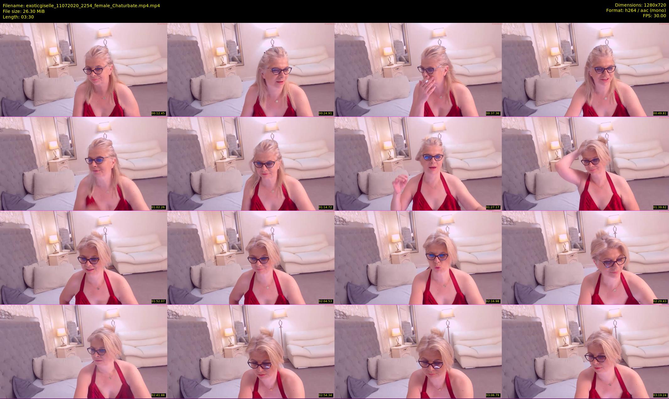 exoticgiselle — 4 minute Chaturbate female cam show recording, 720p, Jul 11, 2020