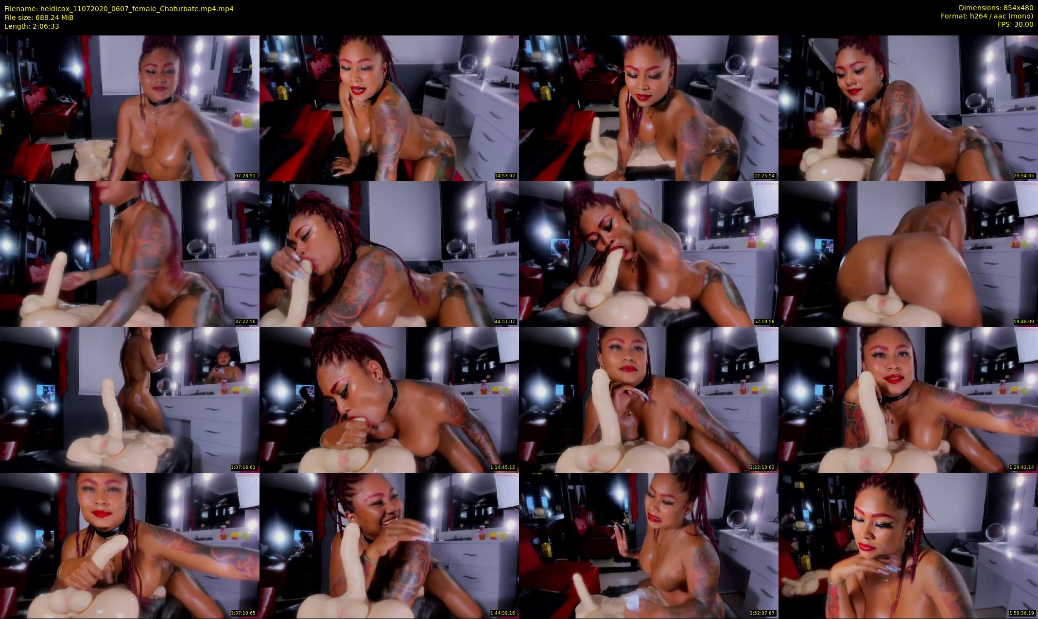 heidicox — 127 minute Chaturbate female cam show recording, 480p, Jul 11, 2020