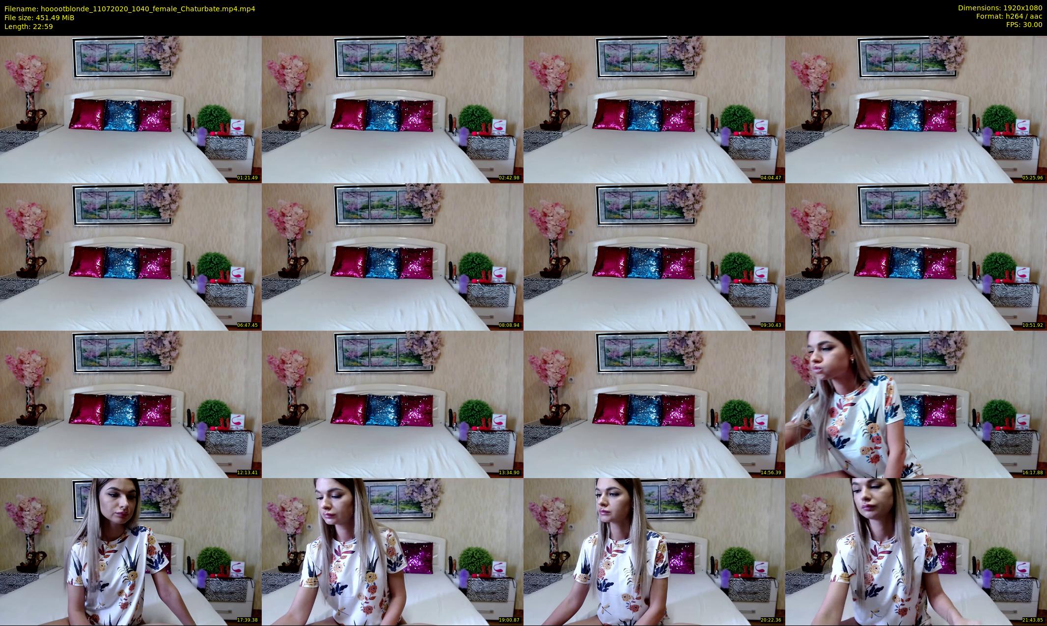 hooootblonde — 23 minute Chaturbate female cam show recording, 1080p, Jul 11, 2020