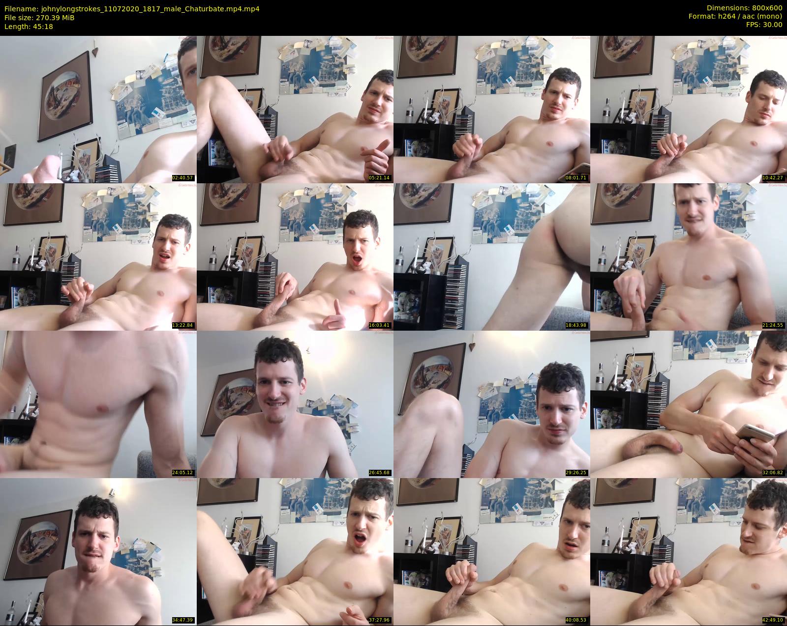 johnylongstrokes — 46 minute Chaturbate male cam show recording, 480p, Jul 11, 2020