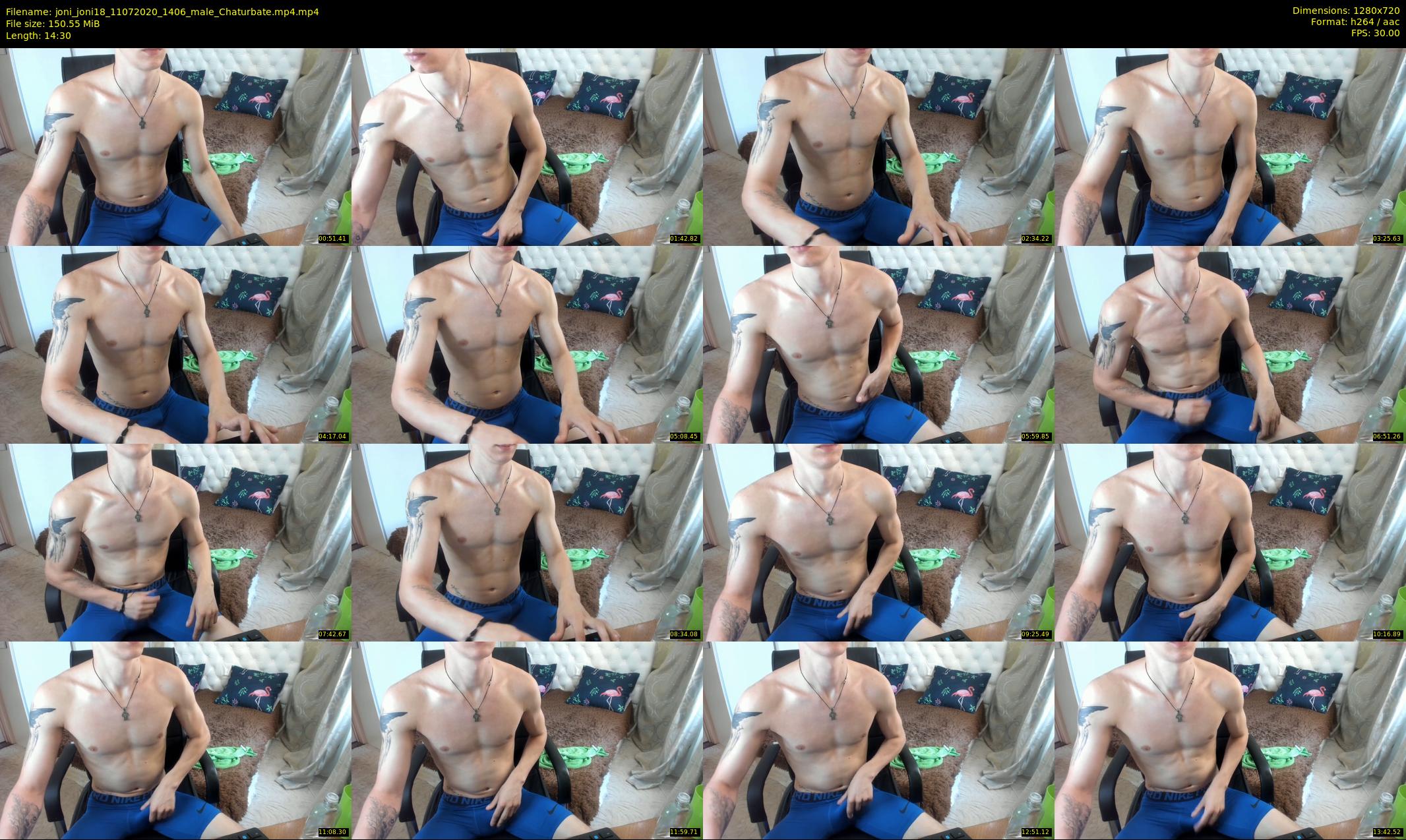 joni_joni18 — 15 minute Chaturbate male cam show recording, 720p, Jul 11, 2020
