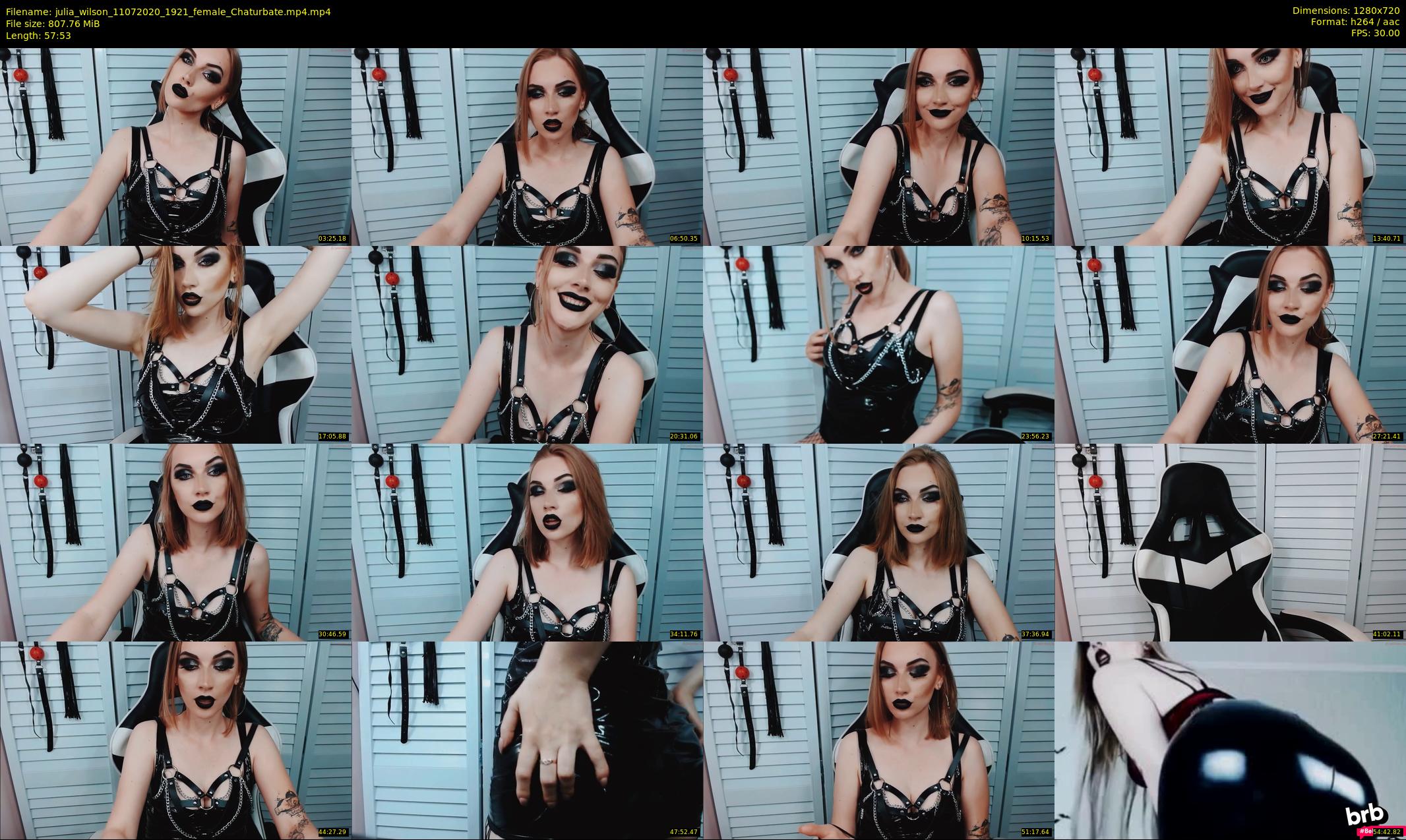 julia_wilson — 58 minute Chaturbate female cam show recording, 720p, Jul 11, 2020
