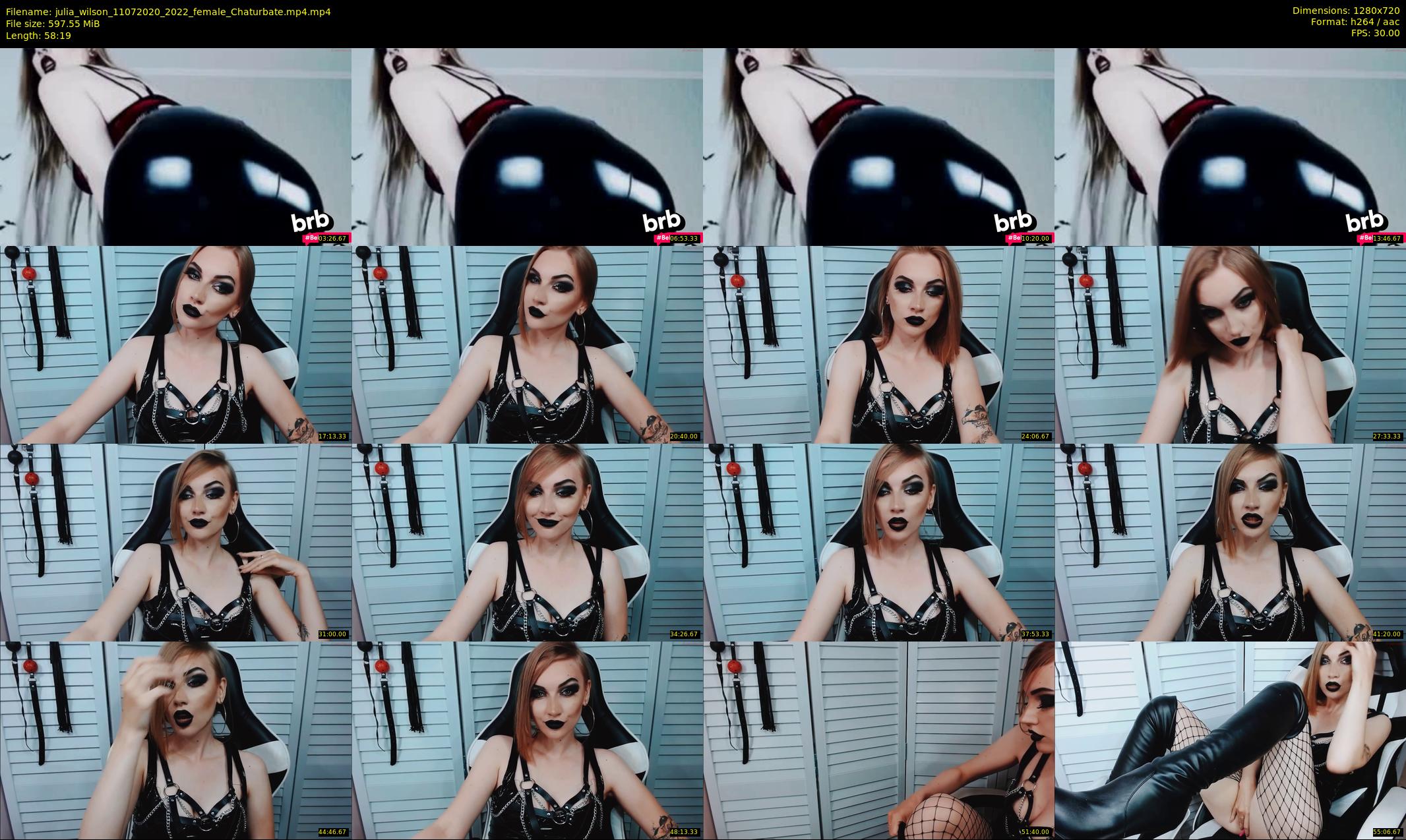 julia_wilson — 59 minute Chaturbate female cam show recording, 720p, Jul 11, 2020