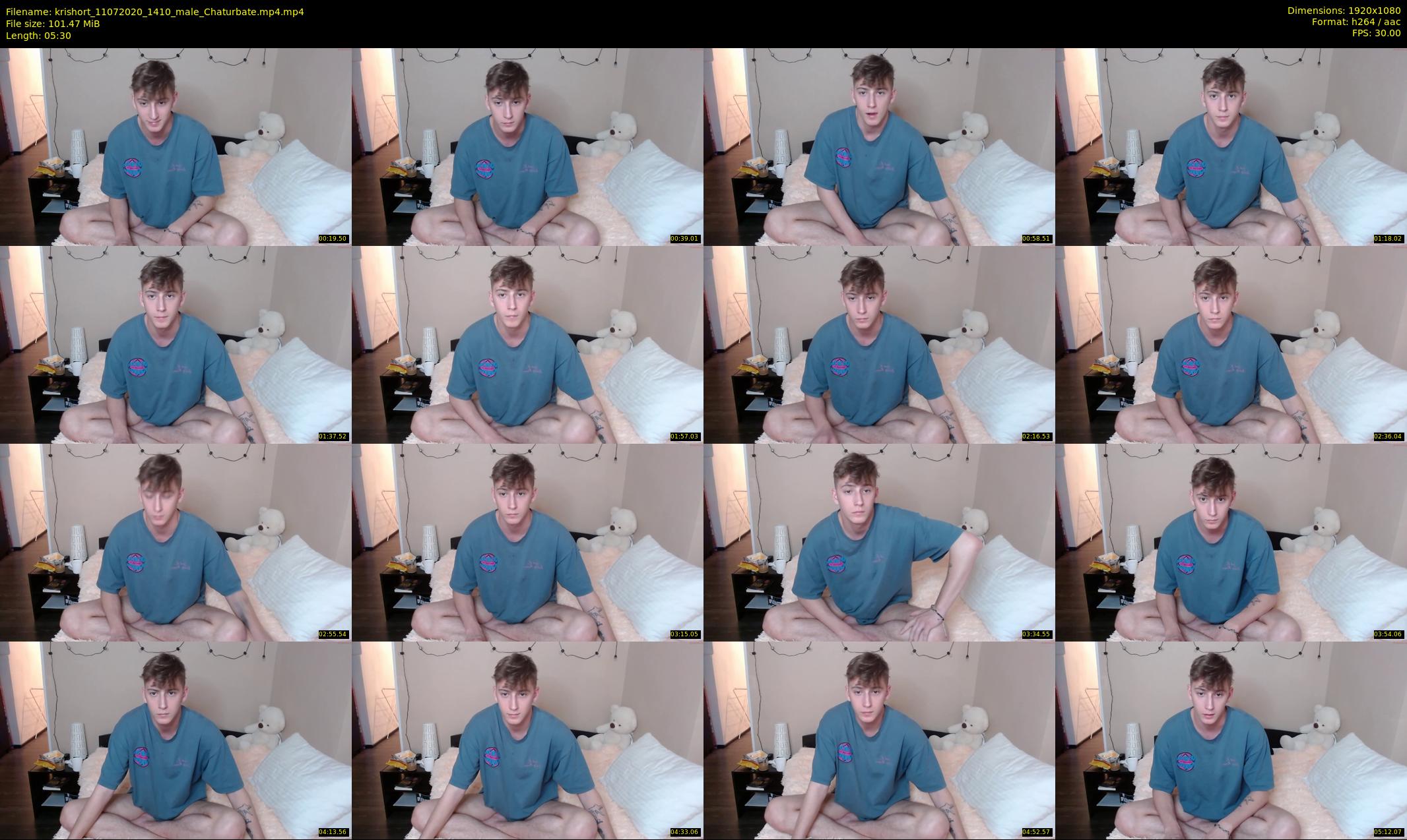 krishort — 6 minute Chaturbate male cam show recording, 1080p, Jul 11, 2020