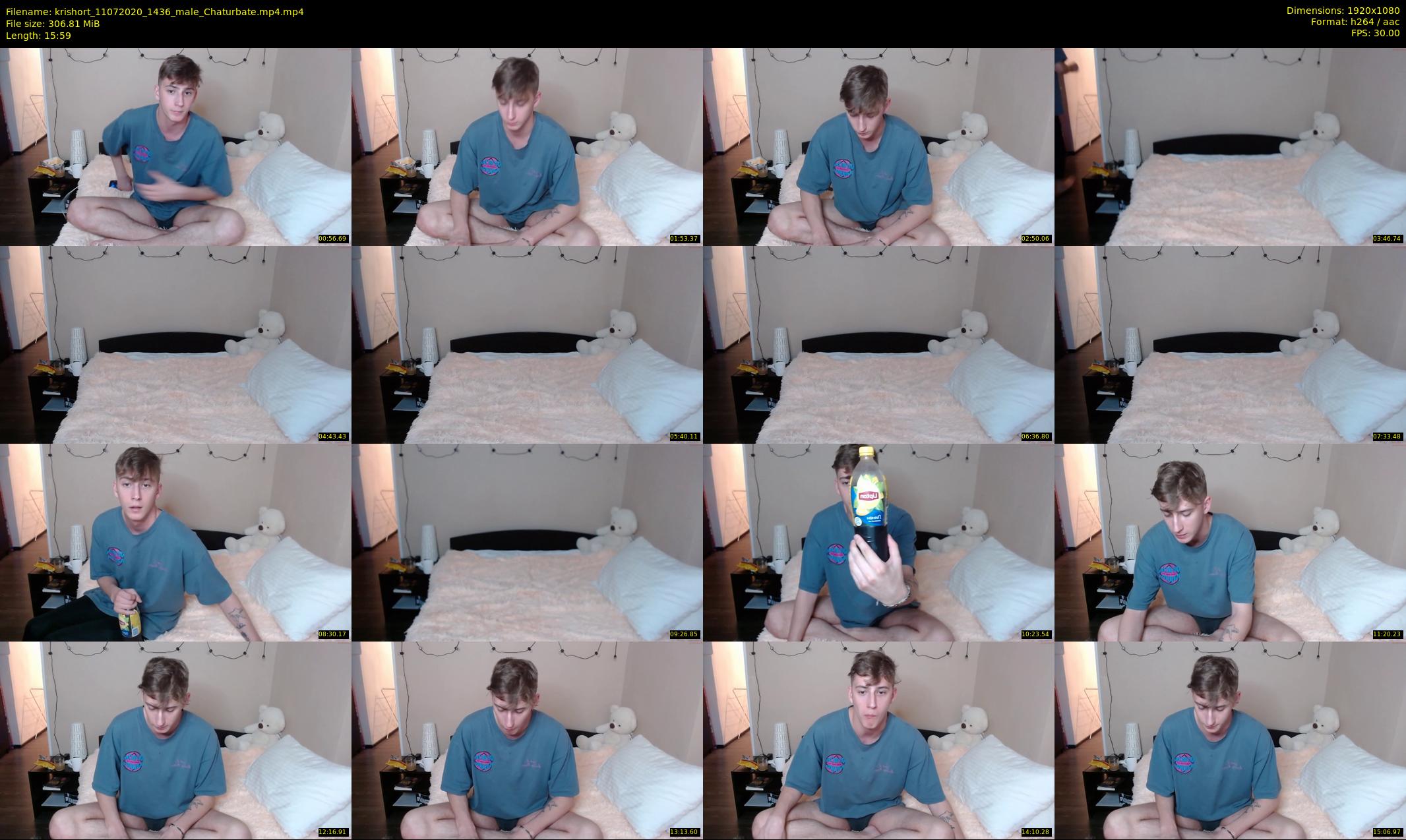 krishort — 16 minute Chaturbate male cam show recording, 1080p, Jul 11, 2020