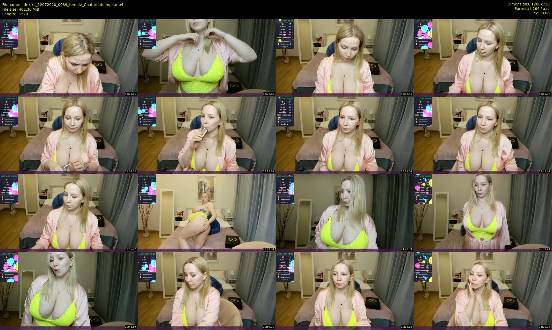 lafextra — 38 minute Chaturbate female cam show recording, 720p, Jul 12, 2020