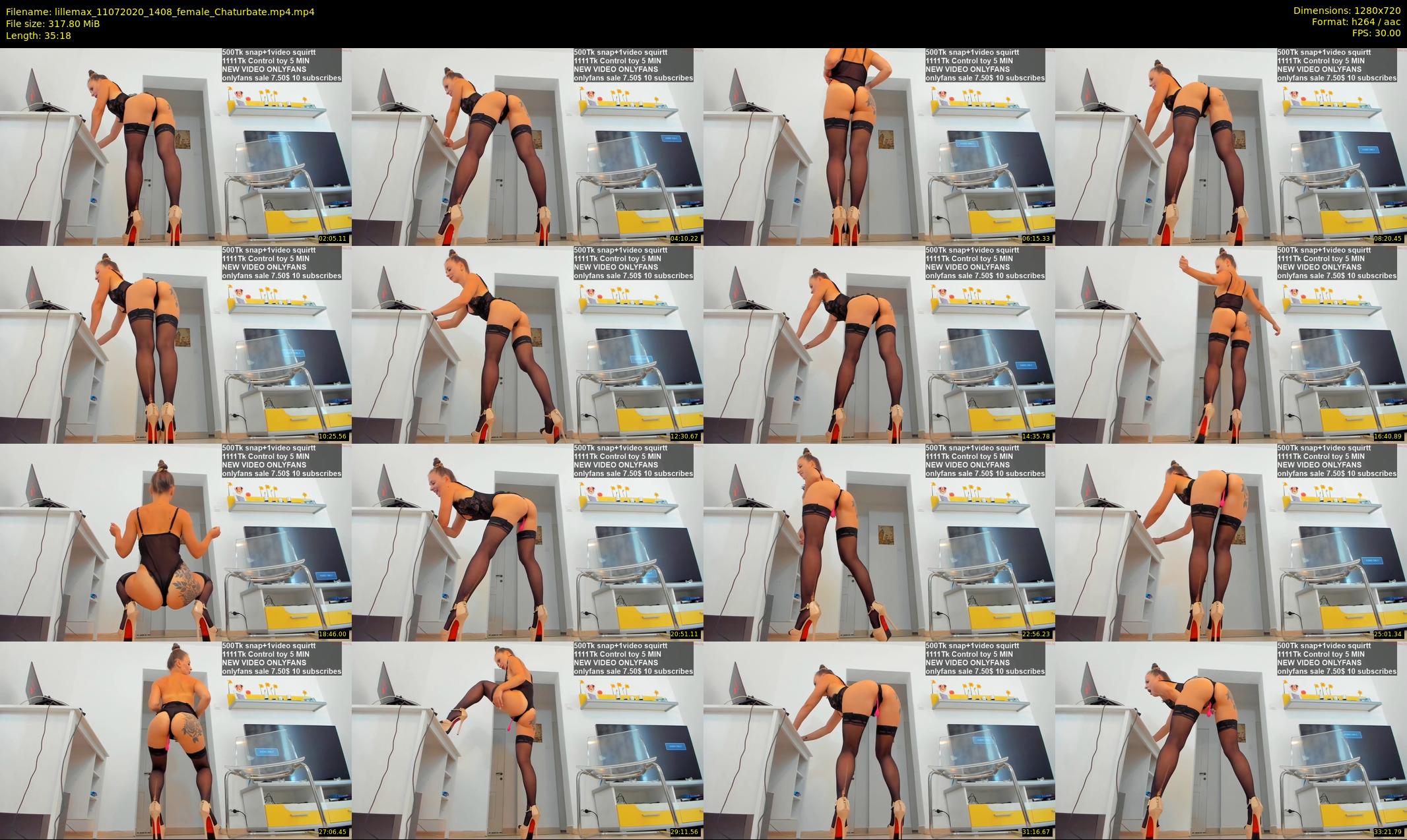 lillemax — 36 minute Chaturbate female cam show recording, 720p, Jul 11, 2020