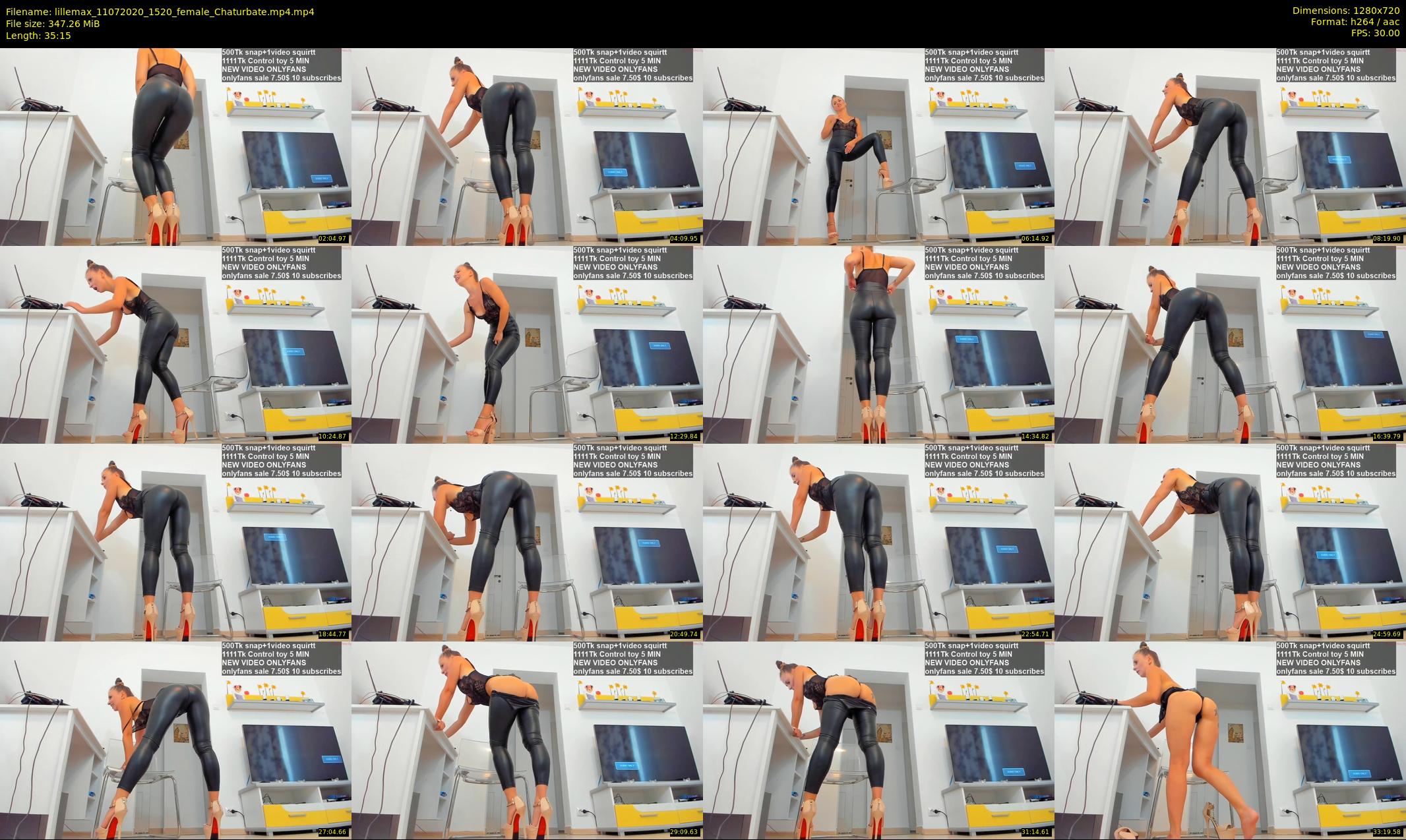 lillemax — 36 minute Chaturbate female cam show recording, 720p, Jul 11, 2020