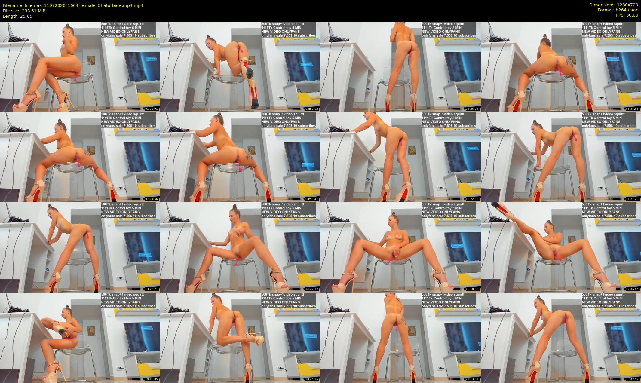 lillemax — 26 minute Chaturbate female cam show recording, 720p, Jul 11, 2020